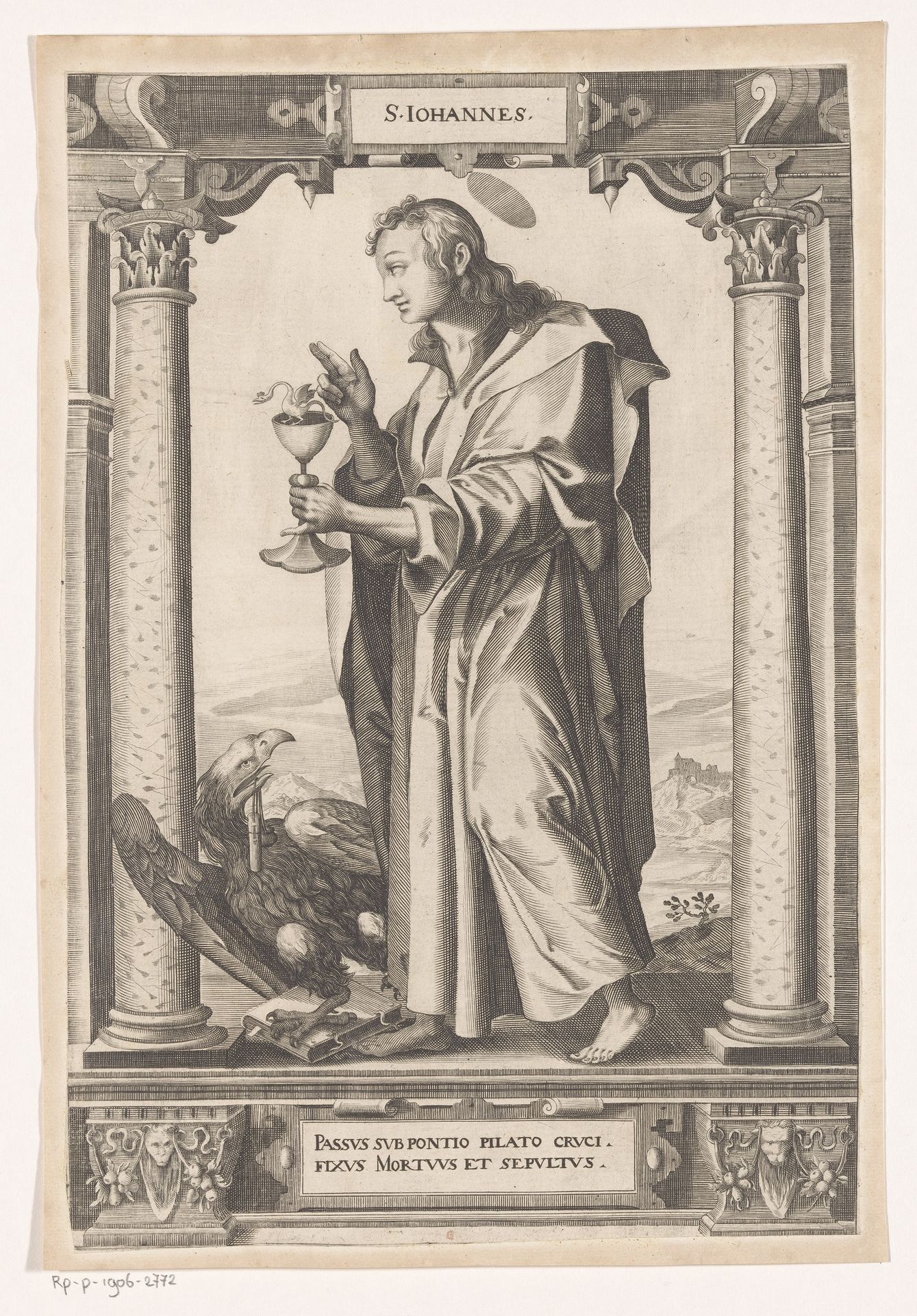 Johannes de apostel en evangelist by Dietrich Krüger