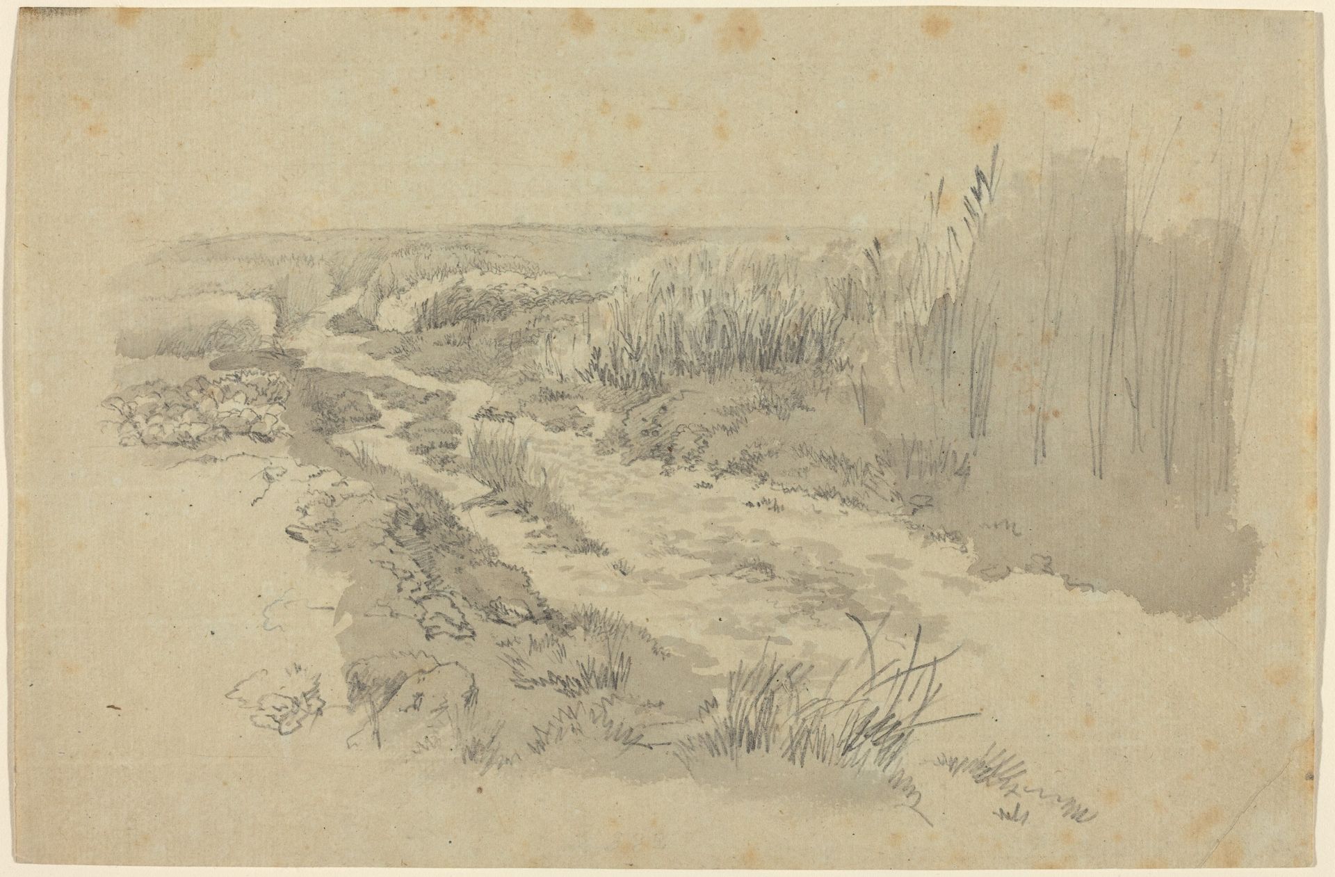 A Path through Fields near Leipzig by Carl Gustav Carus