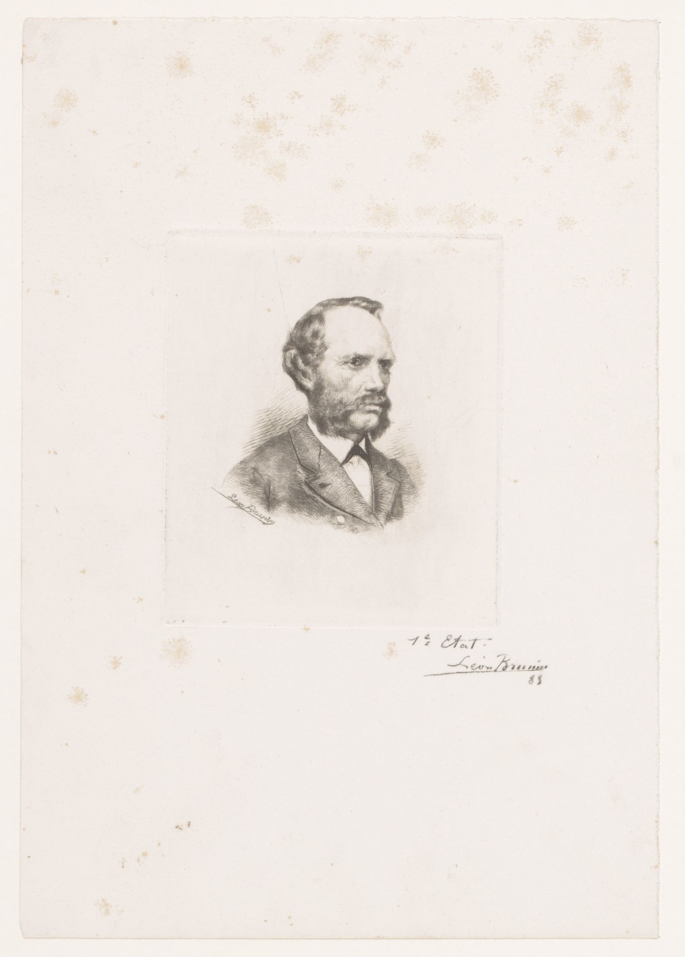 Portret van Adolphe-Henri Neyt by Léon Brunin