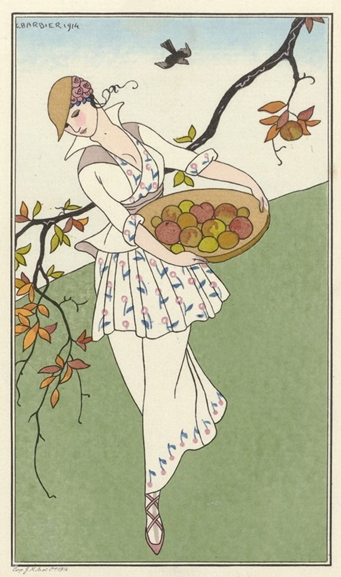 Toilette de taffetas by George Barbier