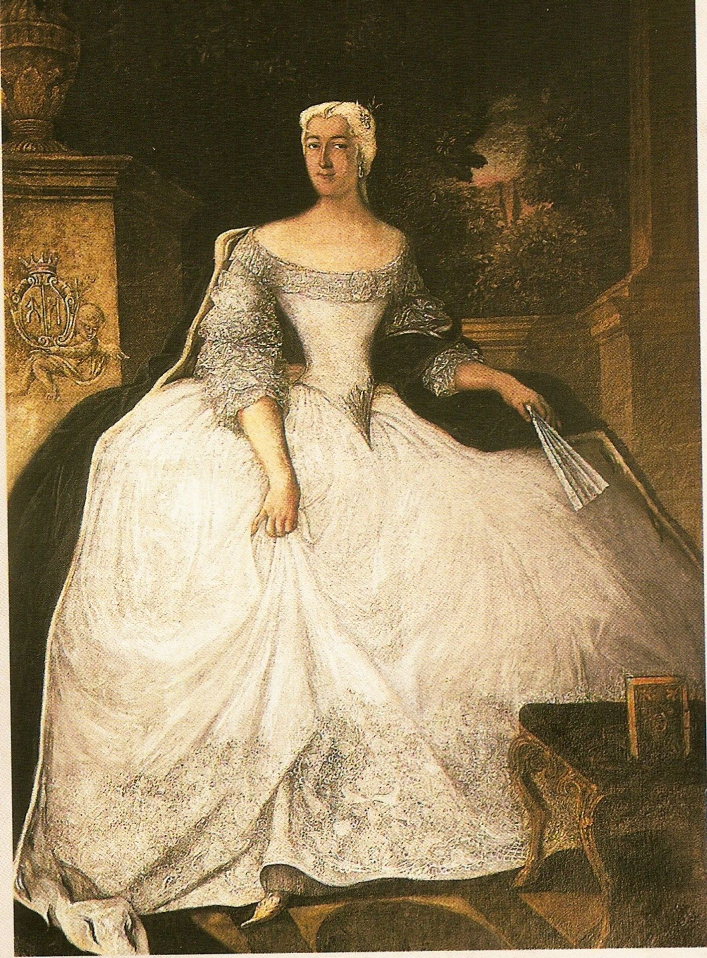 Portrait of Teofila Działyńska by Antoine Pesne