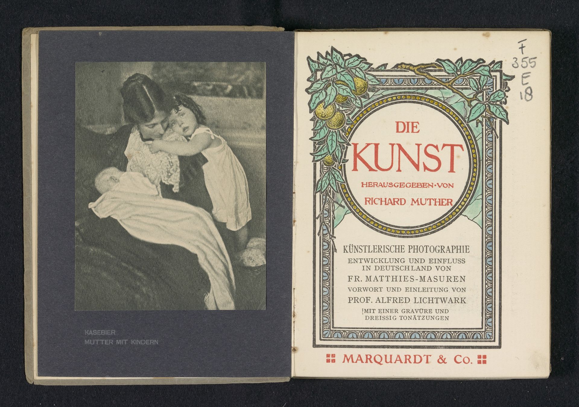 Künstlerische Photographie : Entwicklung und Einfluss in Deutschland by Fritz Matthies-Masuren