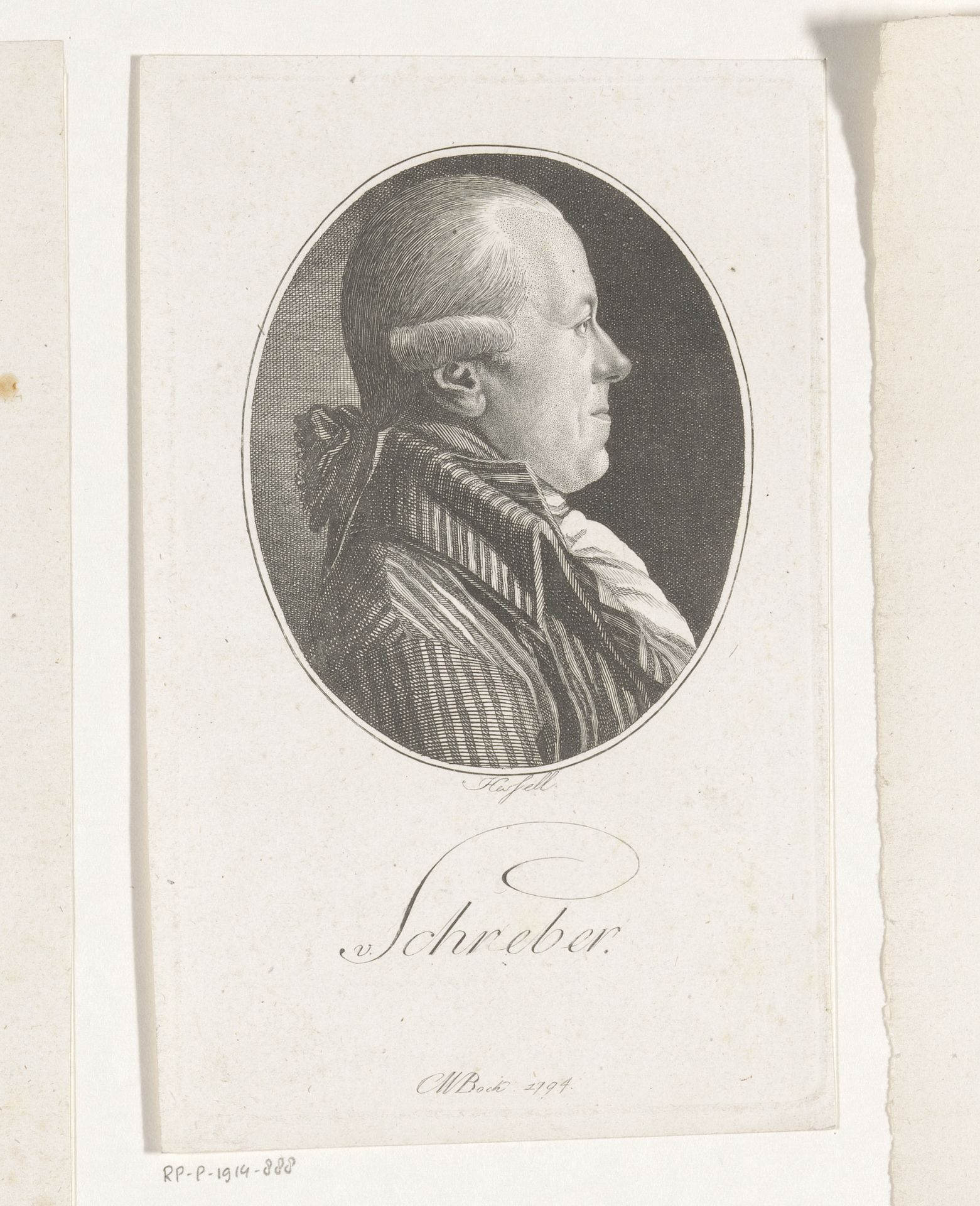 Portret van Johann Christian Daniel von Schreber by Christoph-Wilhelm Bock