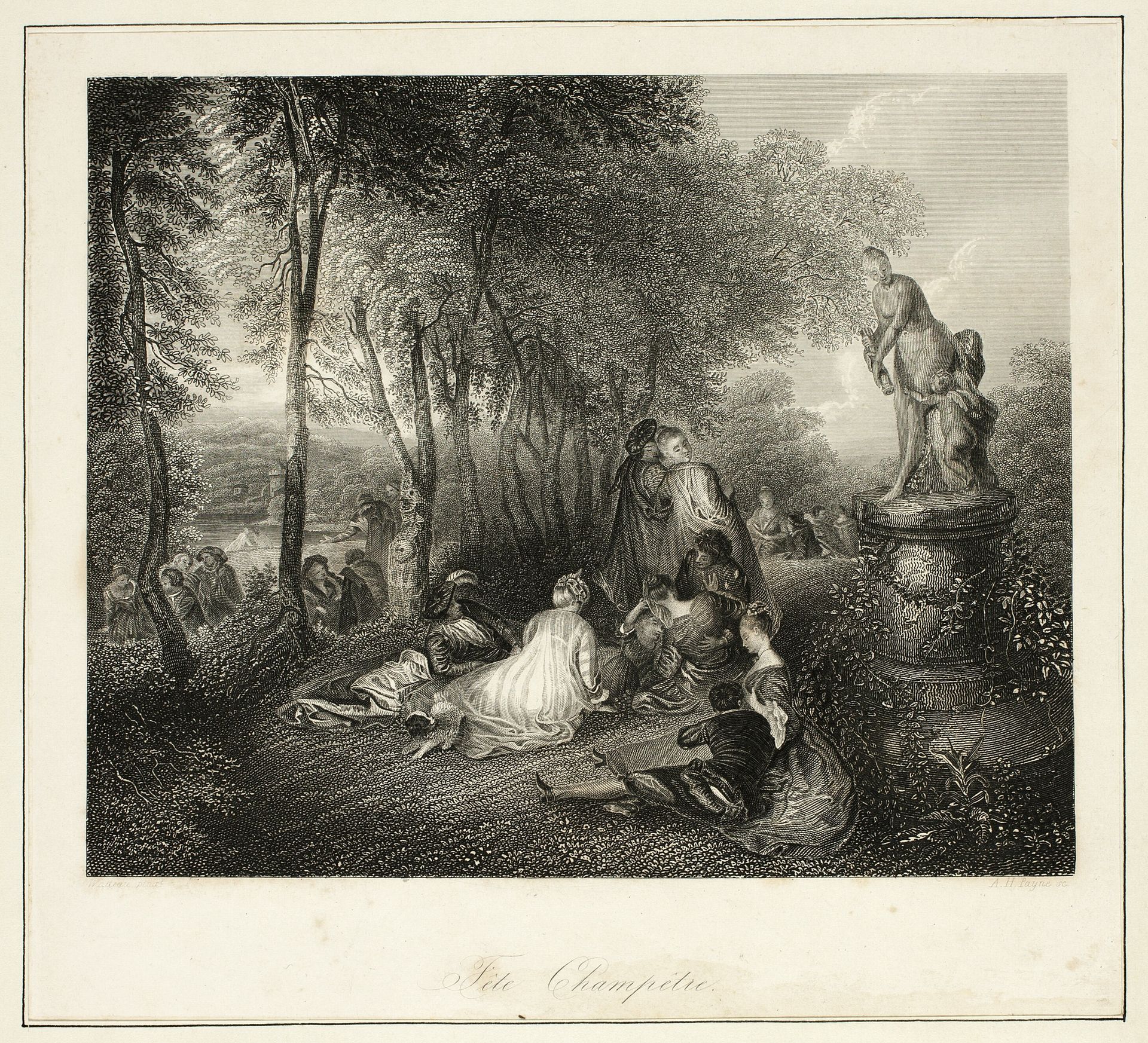 Fête Champêtre by Albert Henry Payne