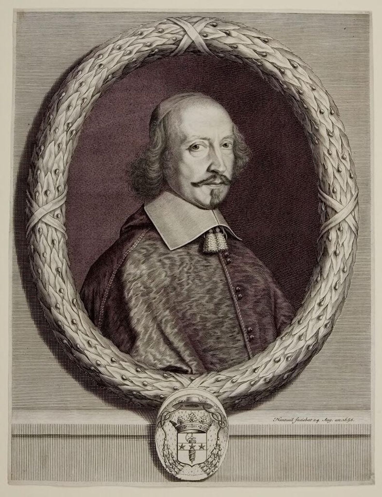 Cardinal Mazarin by Robert Nanteuil
