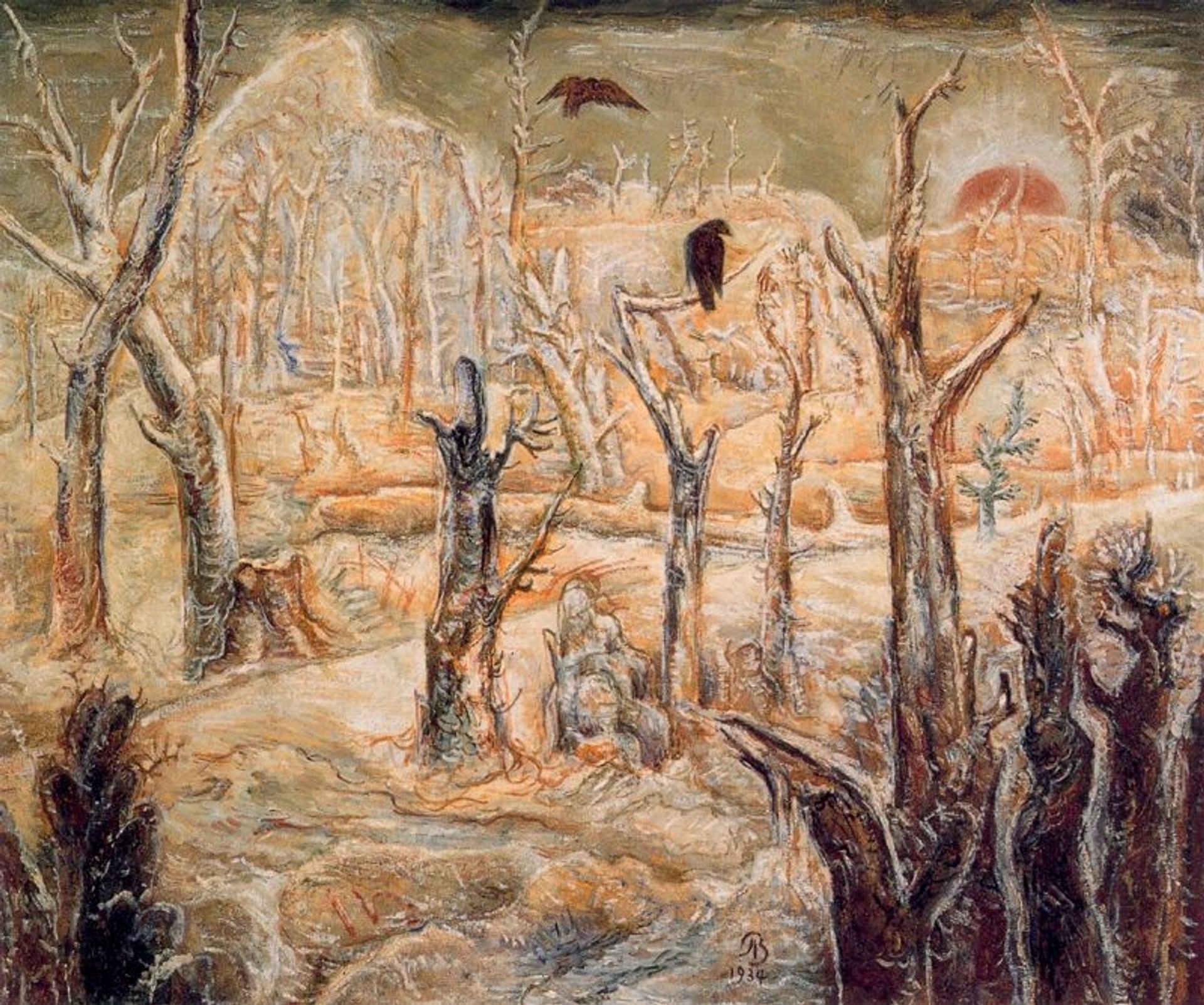 Winter in the dead wood by Albert Bloch