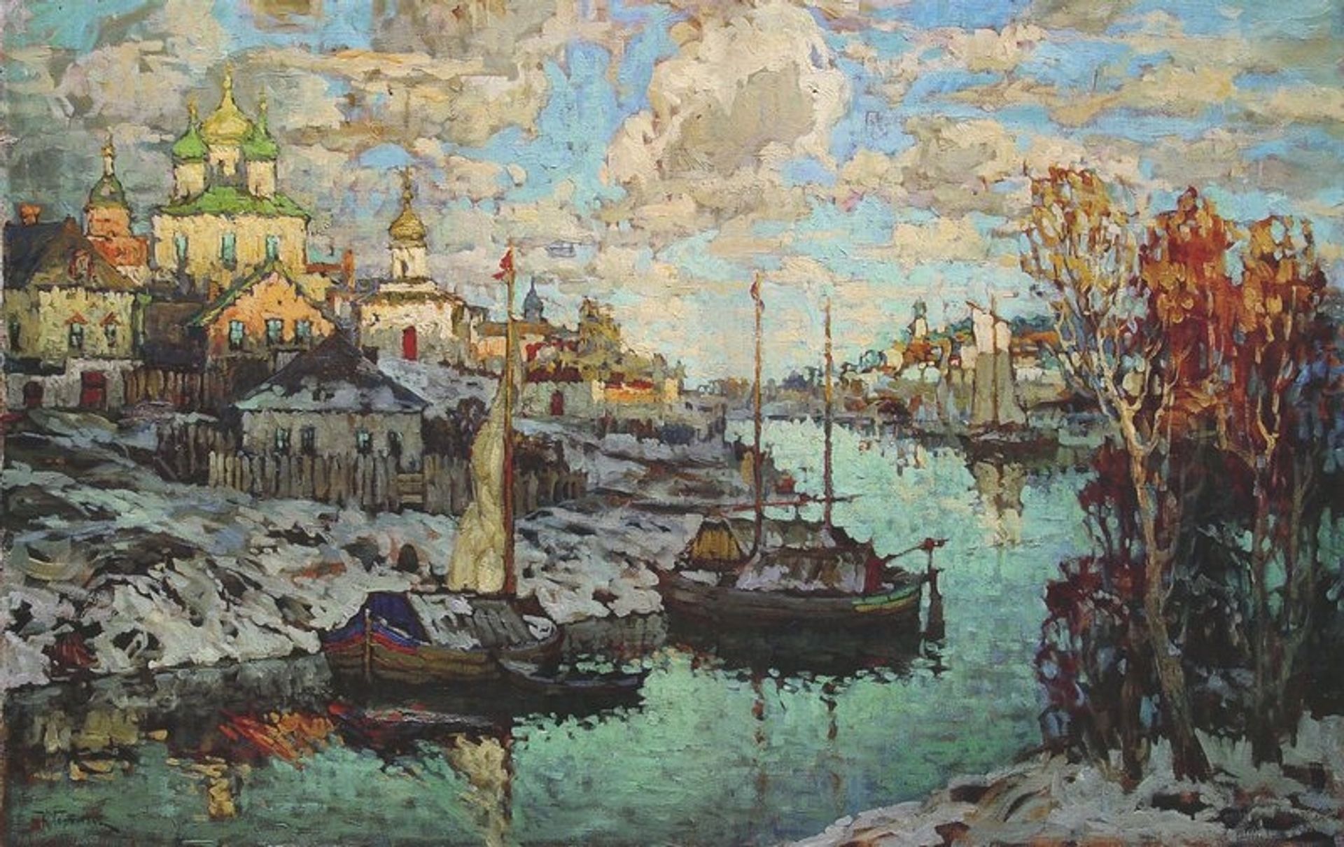 Old Town by Konstantin Gorbatov