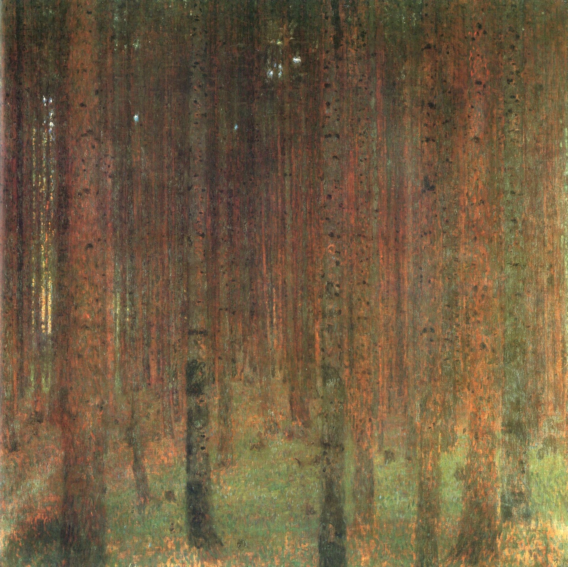Pine Forest II by Gustav Klimt