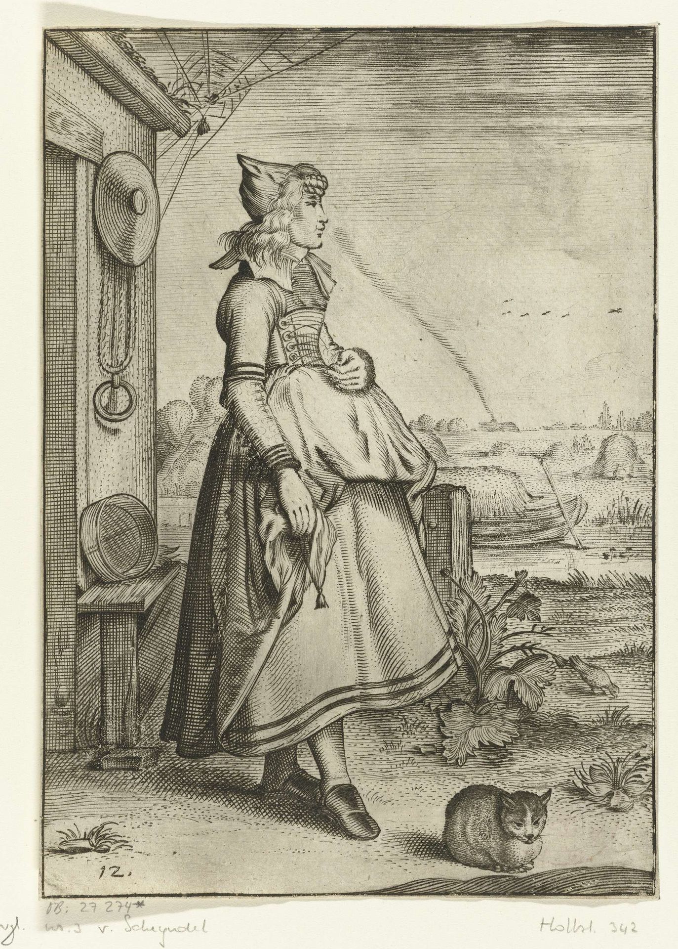 Habitus et cultus Matronarum Nobilu et Rusticarum (Clothing and Manners of Noblewomen and Countrywomen) by Adriaen Matham