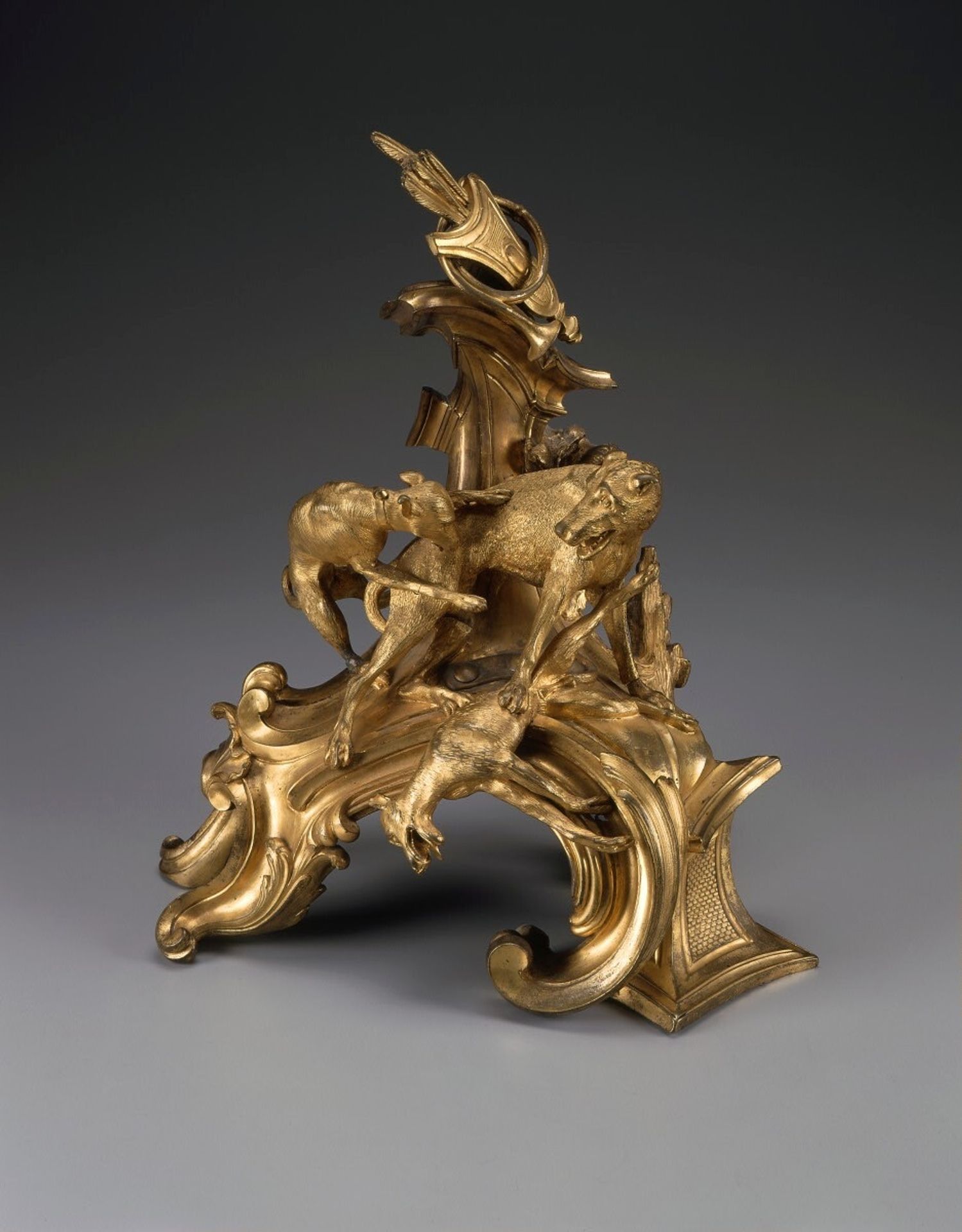 Andiron (feu or chenet) by Jacques Caffieri