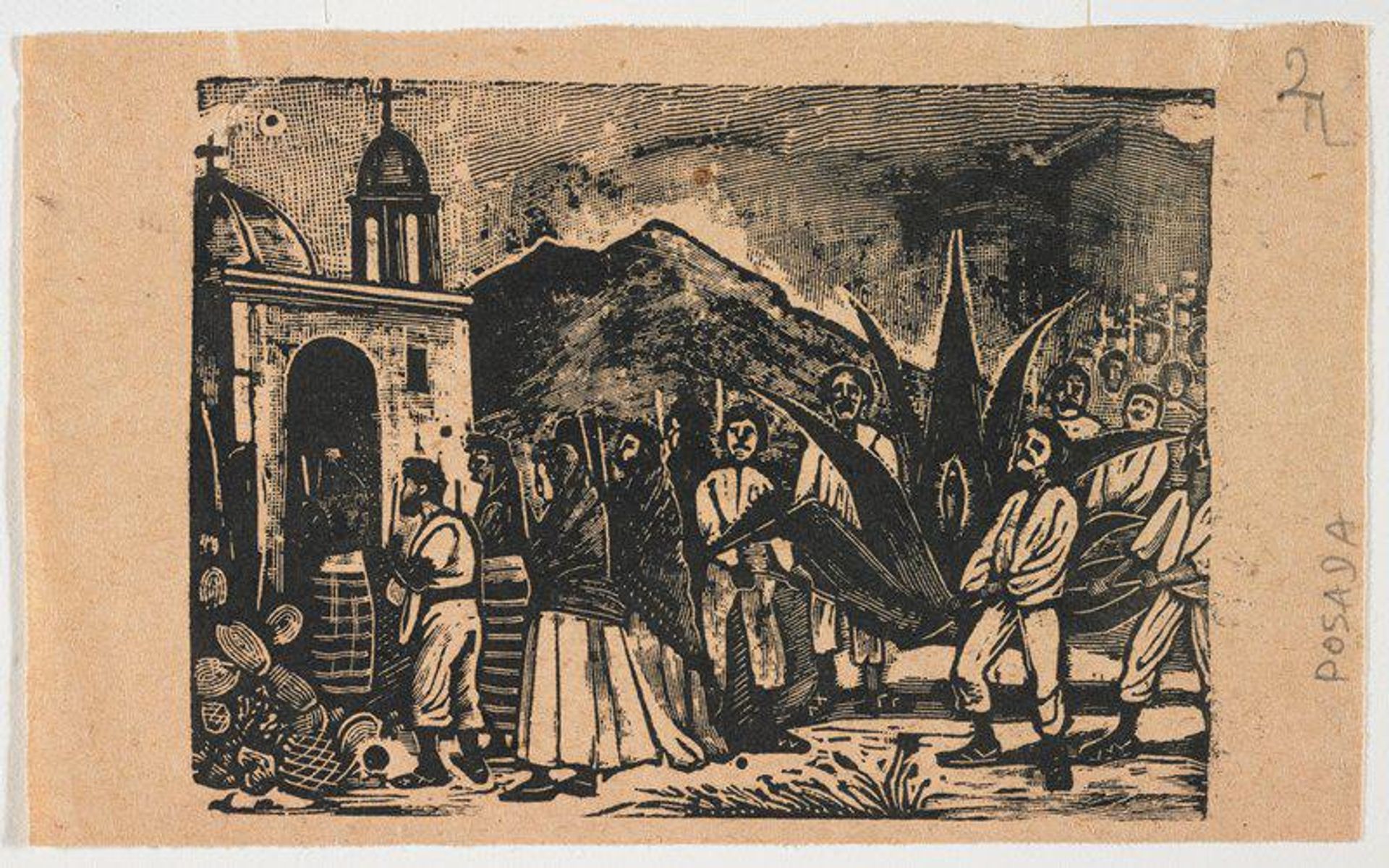 Procession (The Virgin of Guadalupe) by José Guadalupe Posada