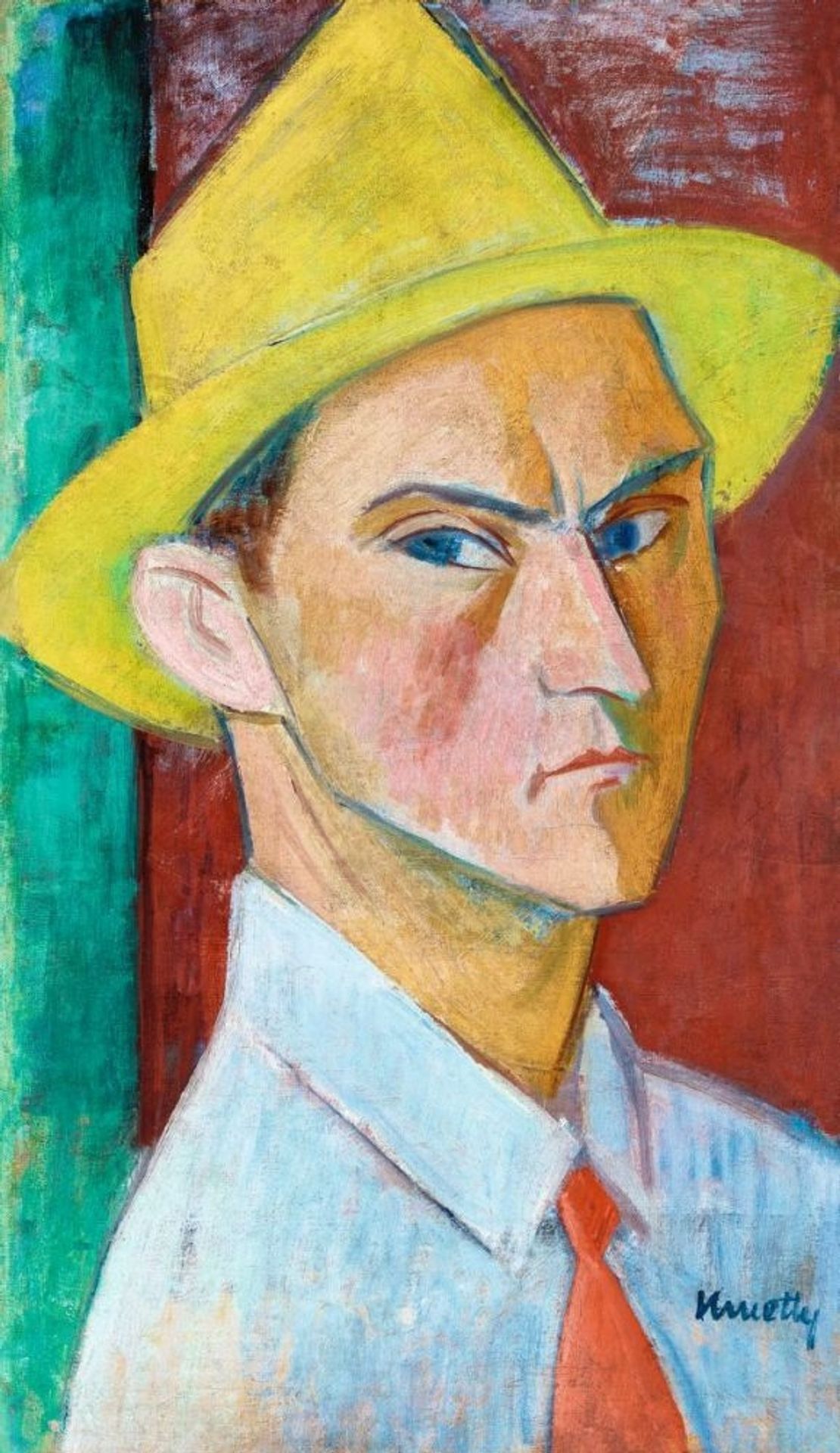 Self Portrait by Kmetty János