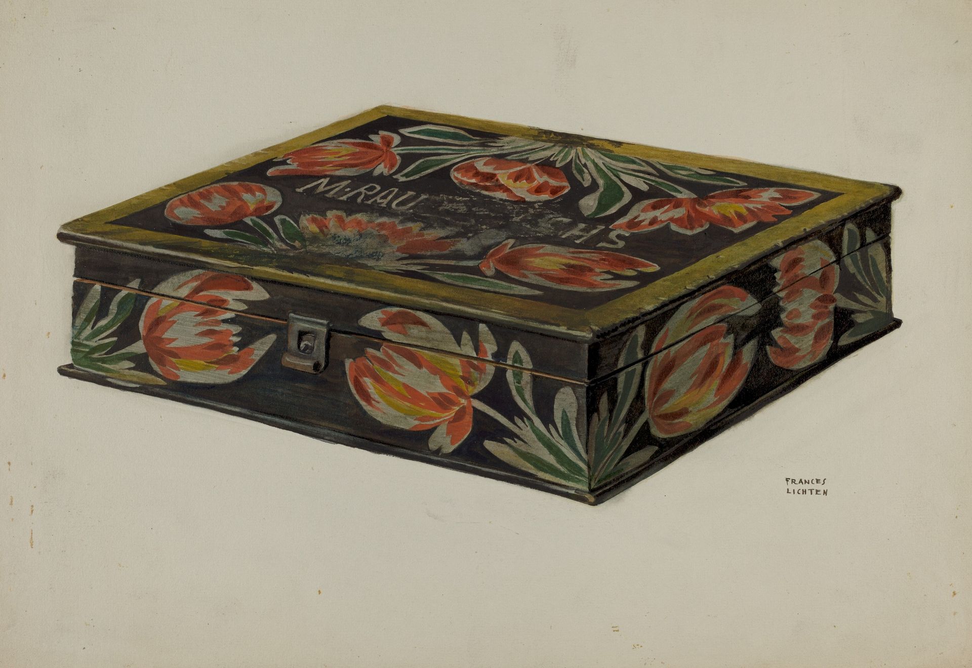 Pa. German Box by Frances Lichten