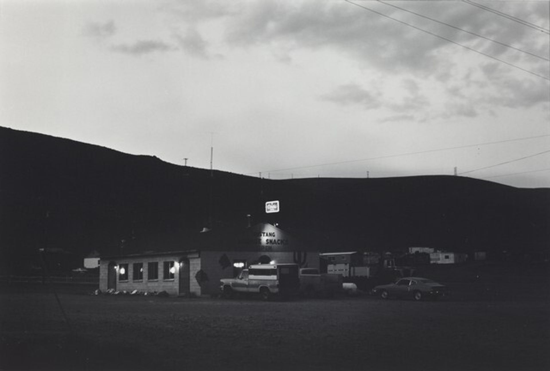 Mustang Bridge Exit, Interstate 80 by Lewis Baltz