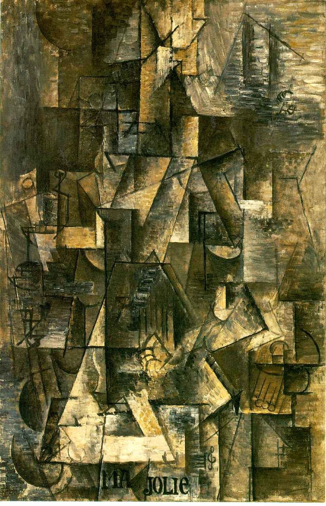 My Pretty One (Woman with Guitar) by Pablo Picasso