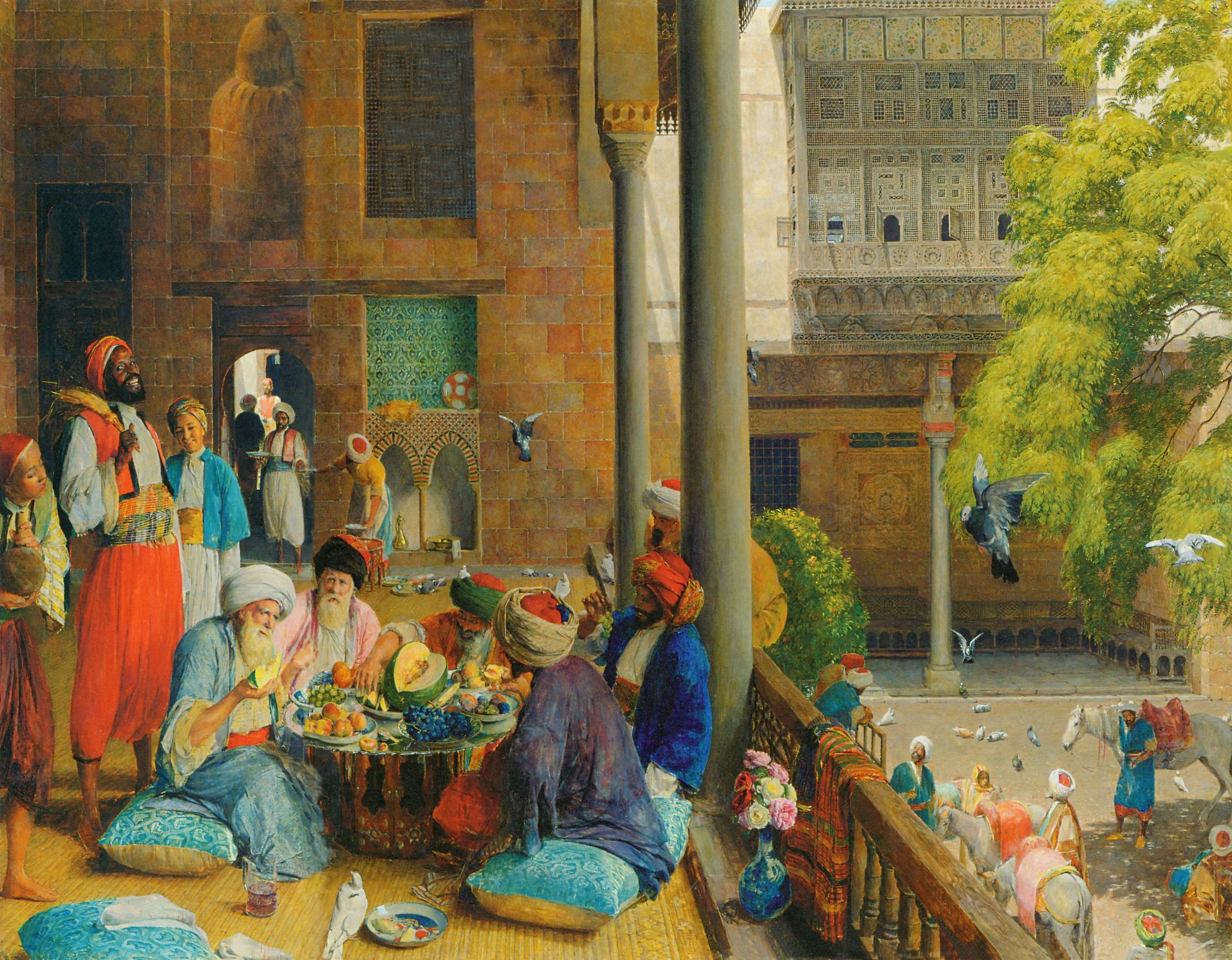Еhe Midday Meal, Cairo by John Frederick Lewis