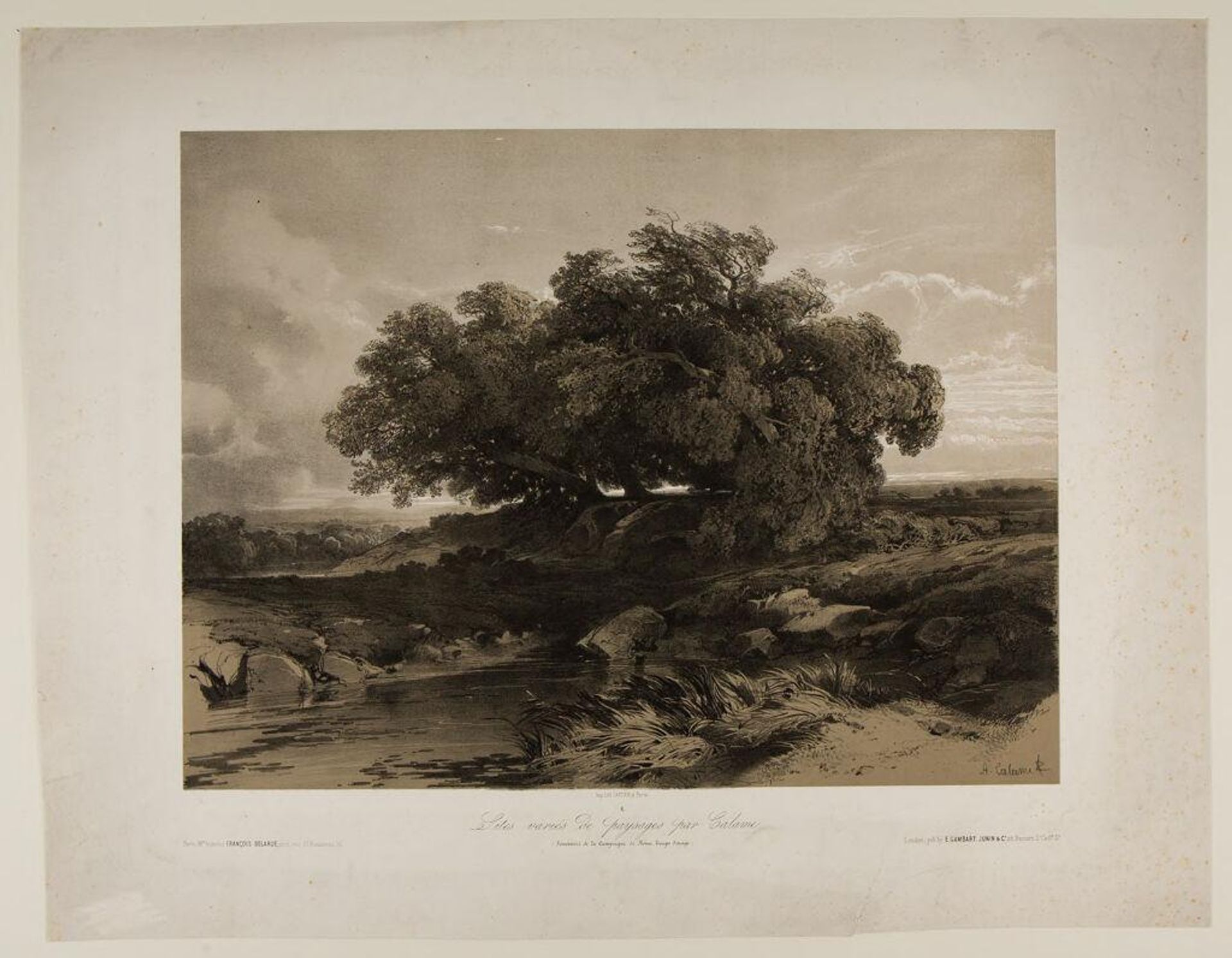 Memories of the Roman Countryside, Storm Time by Alexandre Calame