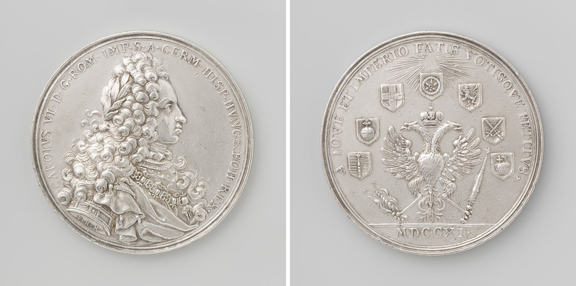 Karel VI gekozen tot Duits keizer by Philipp Heinrich Müller
