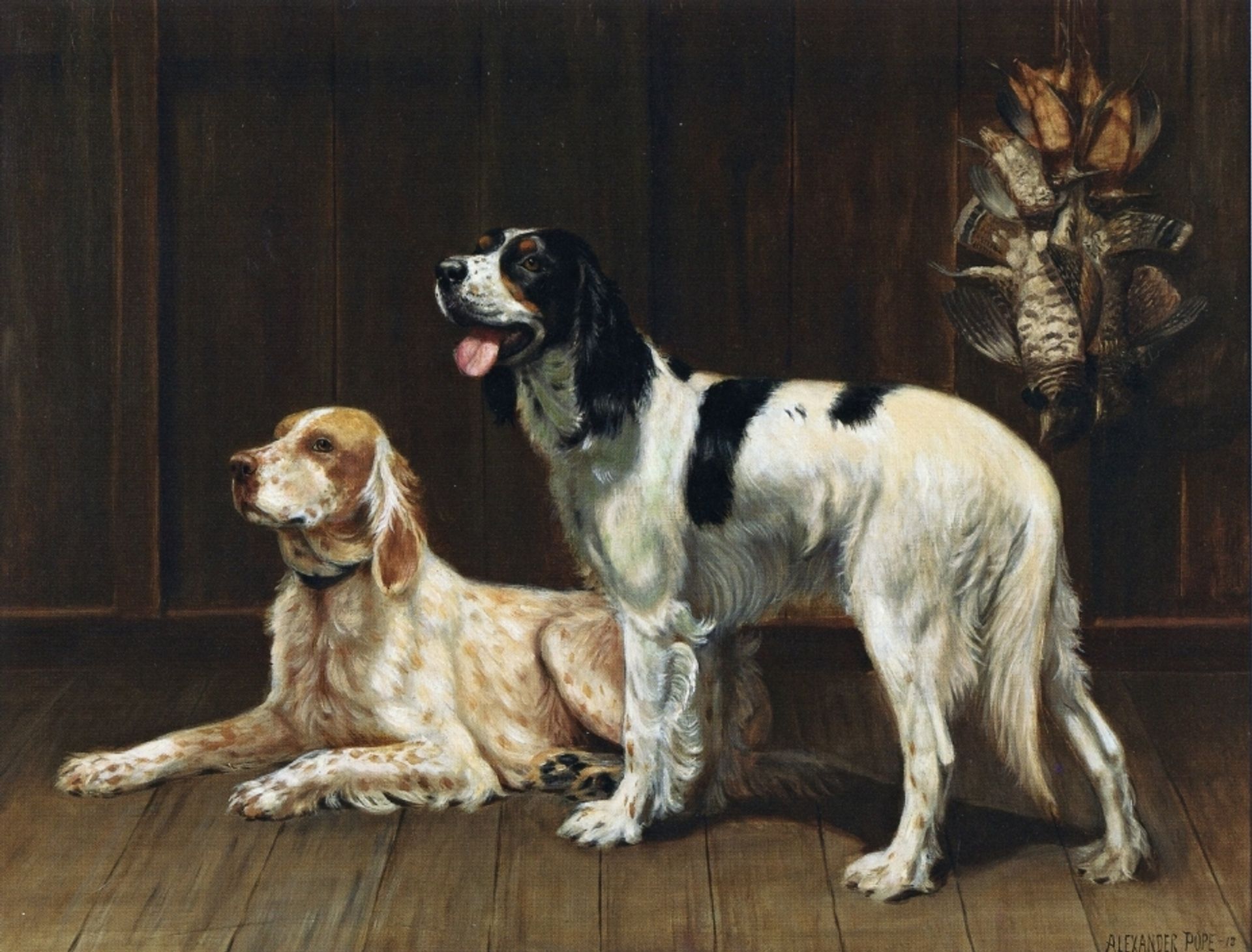A Pair of Setters by Alexander Pope