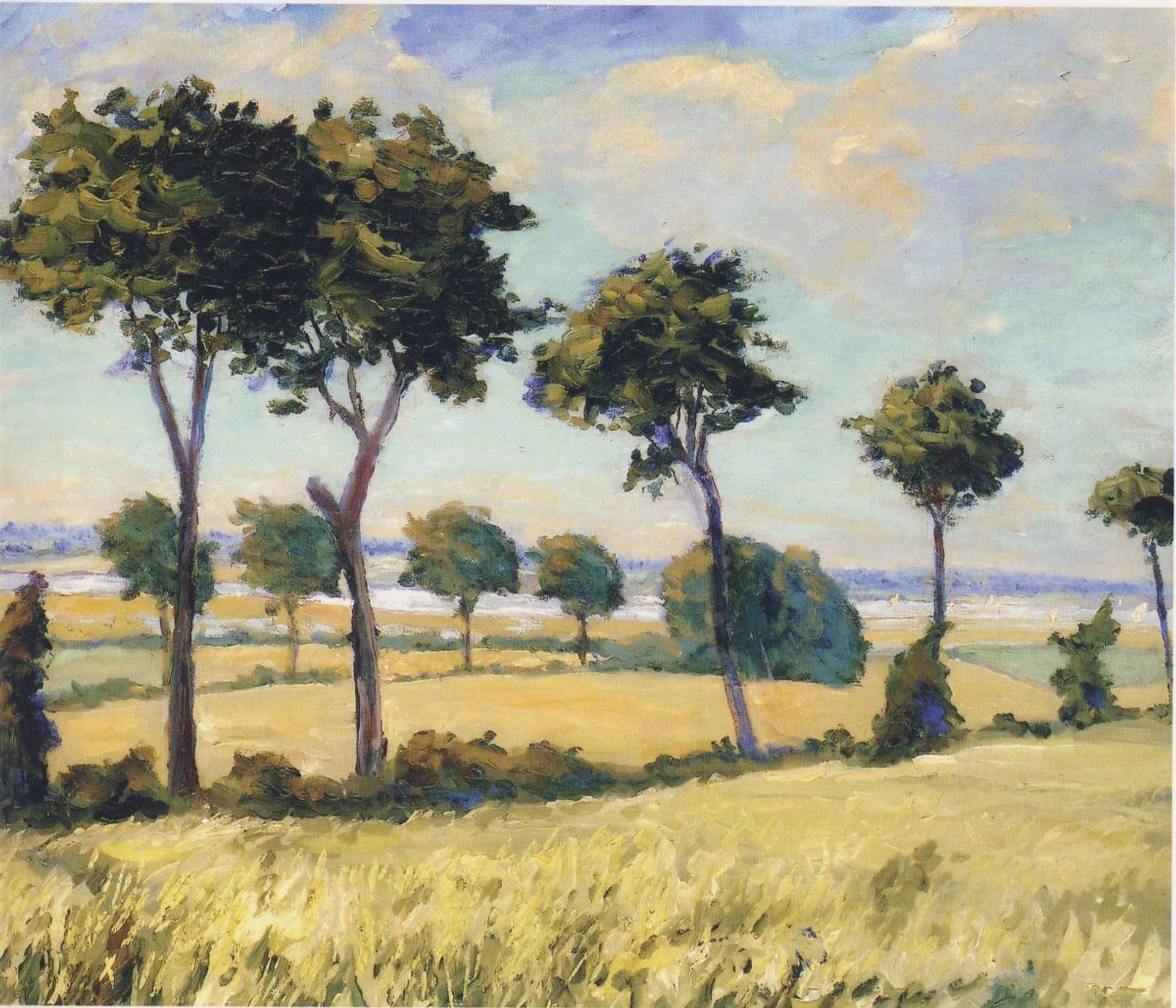 Trees near Breccles by Winston Churchill