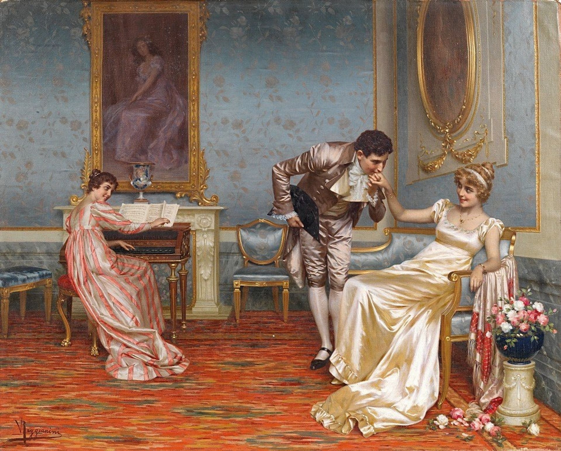 The suitor by Vittorio Reggianini