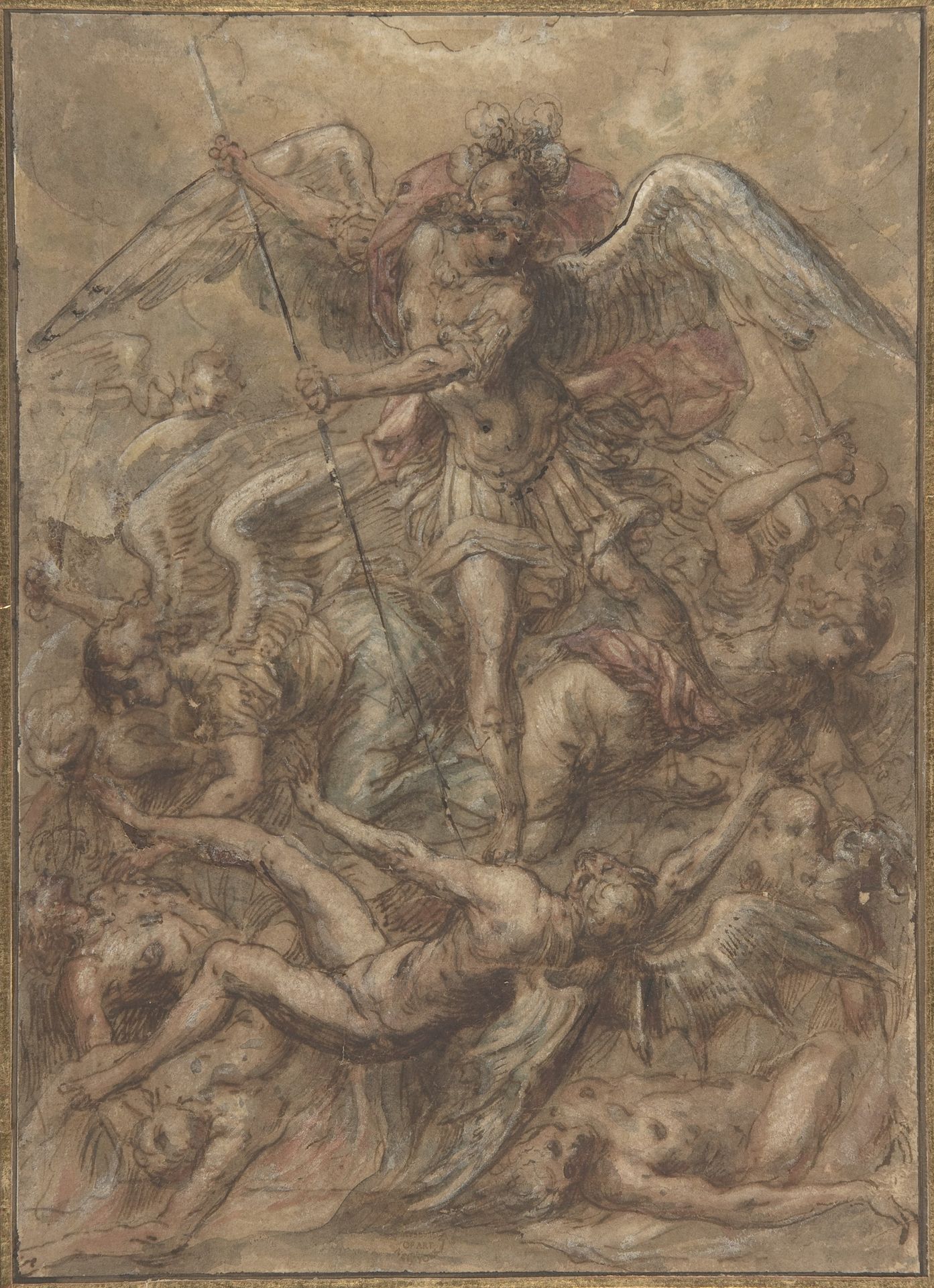 Saint Michael Expelling the Fallen Angels by Anonymous