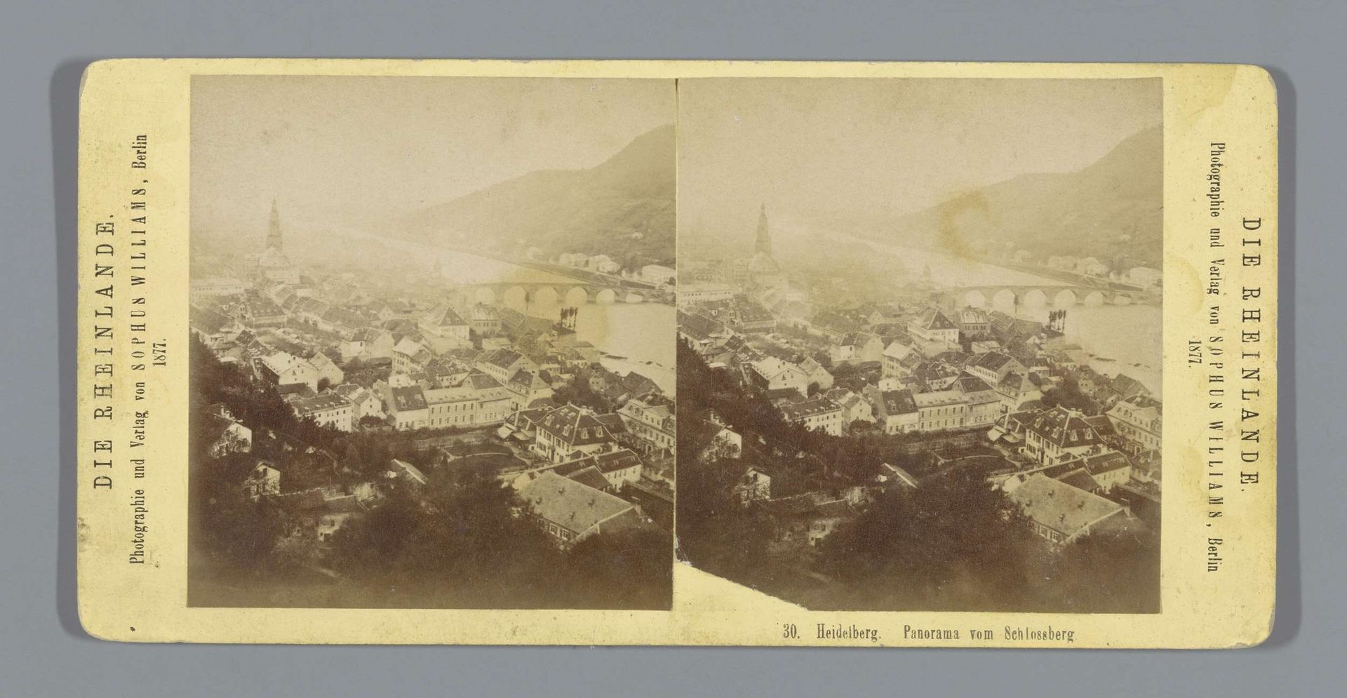 Gezicht op Heidelberg by Sophus Williams
