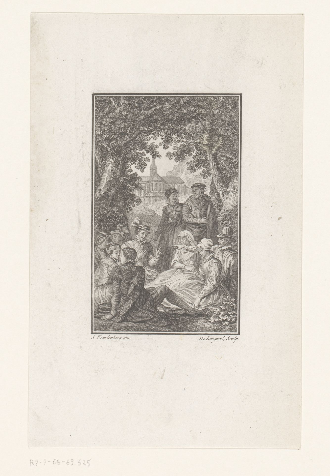 Edel gezelschap by Joseph de Longueil