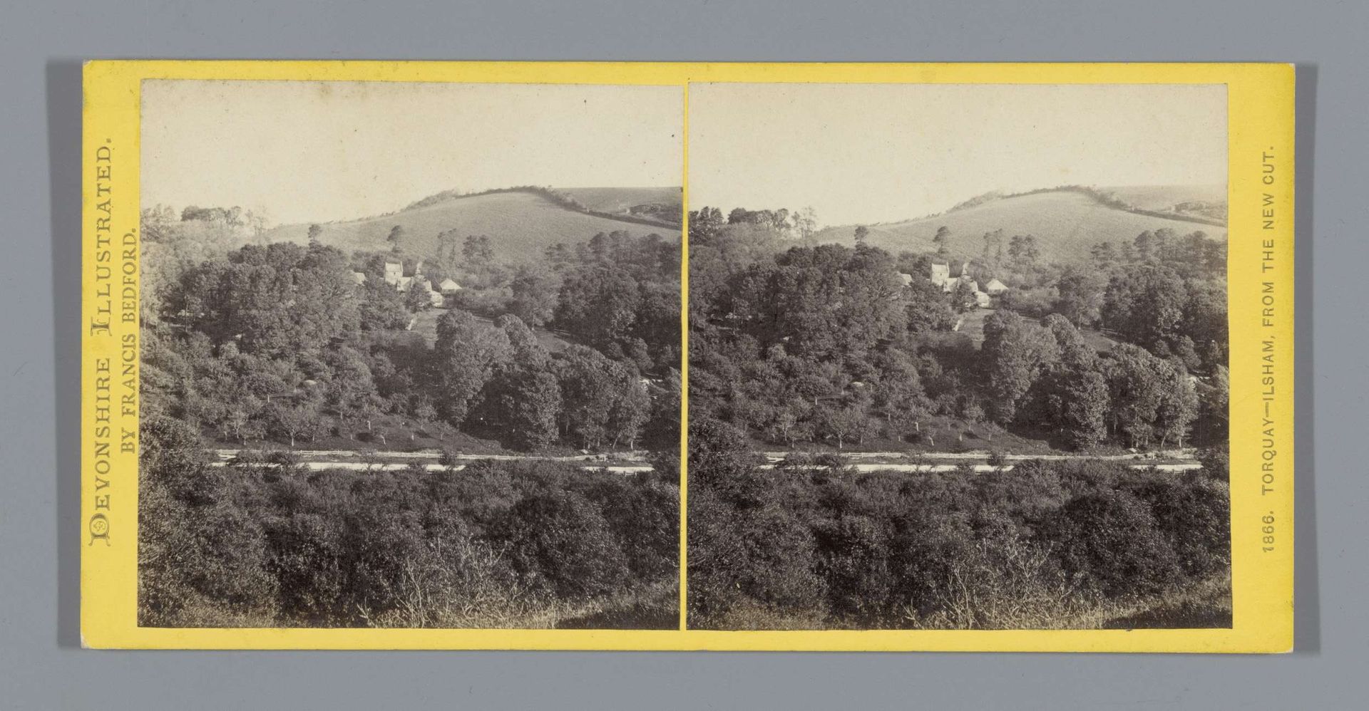 Heuvellandschap nabij Torquay by Francis Bedford