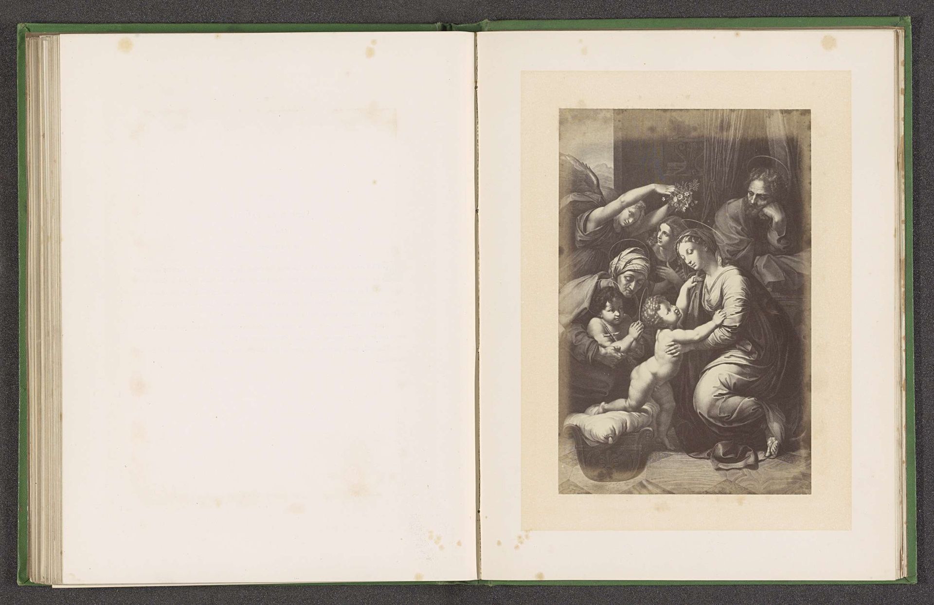 Fotoreproductie van een prent door Richomme van de Sacra Famiglia di Francesco I door Rafaël by Joseph Cundall