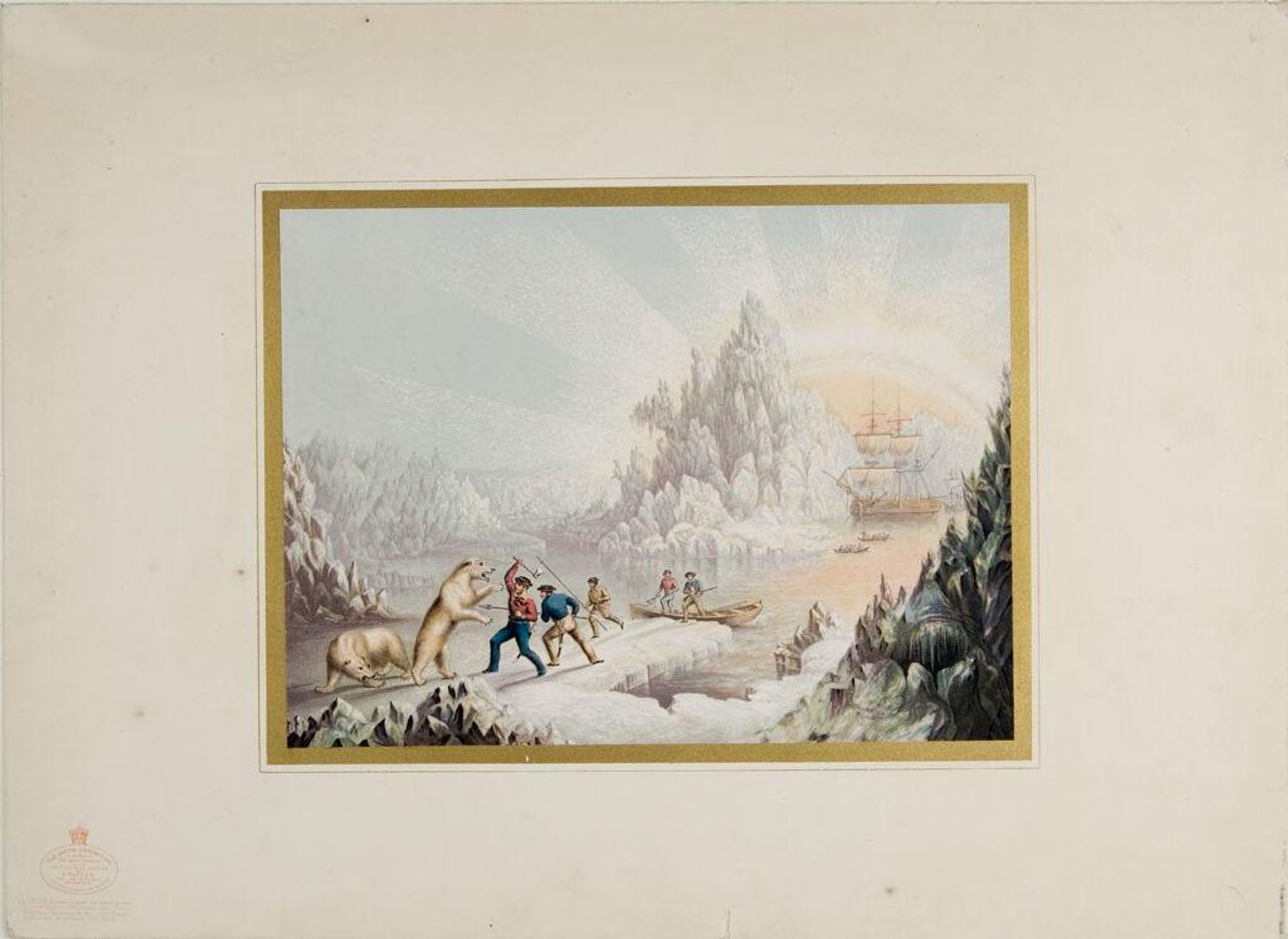The Arctic Expedition in Search of Sir John Franklin by George Baxter