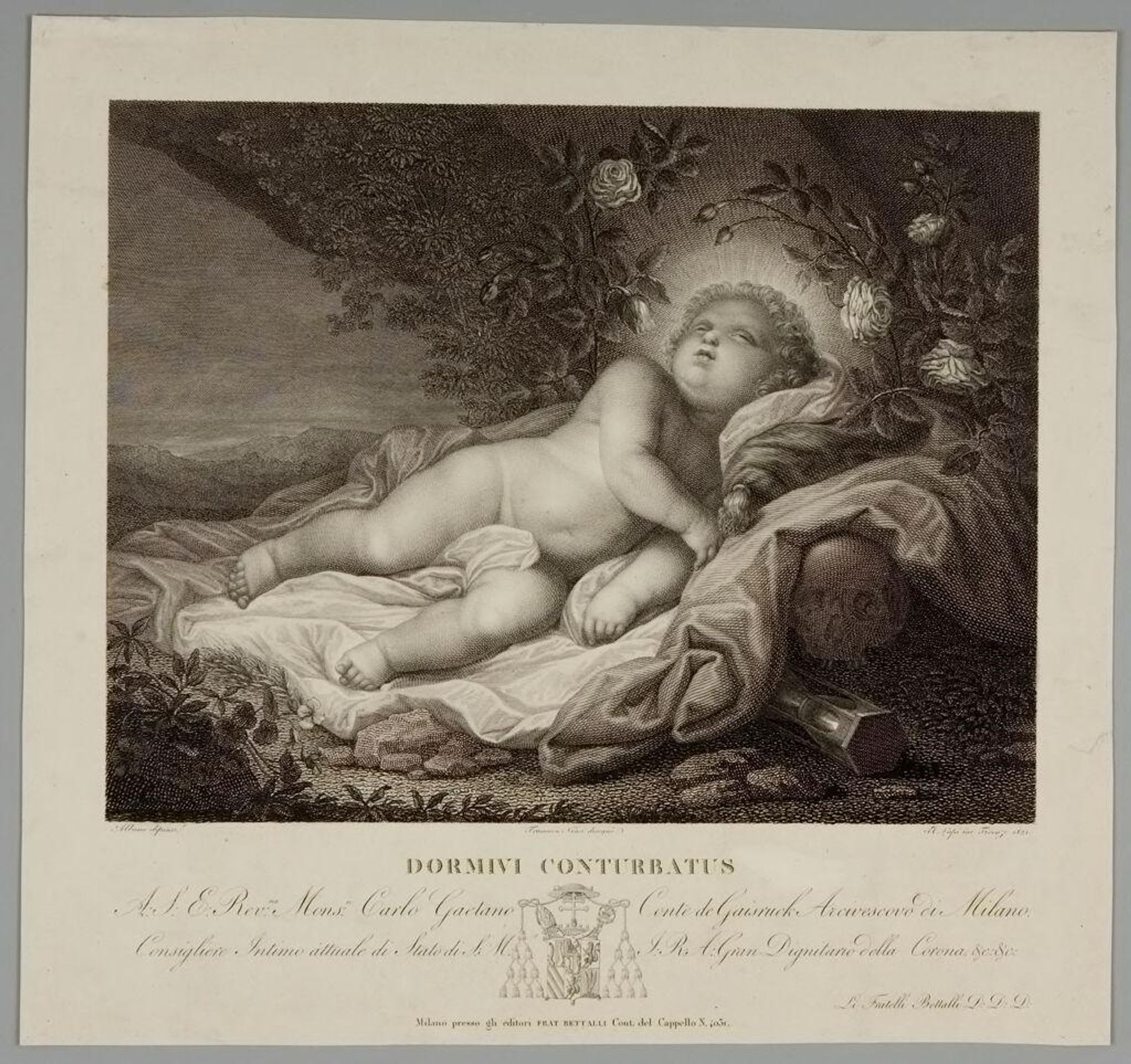 Infant Christ Sleeping by Angelo Emilio Lapi