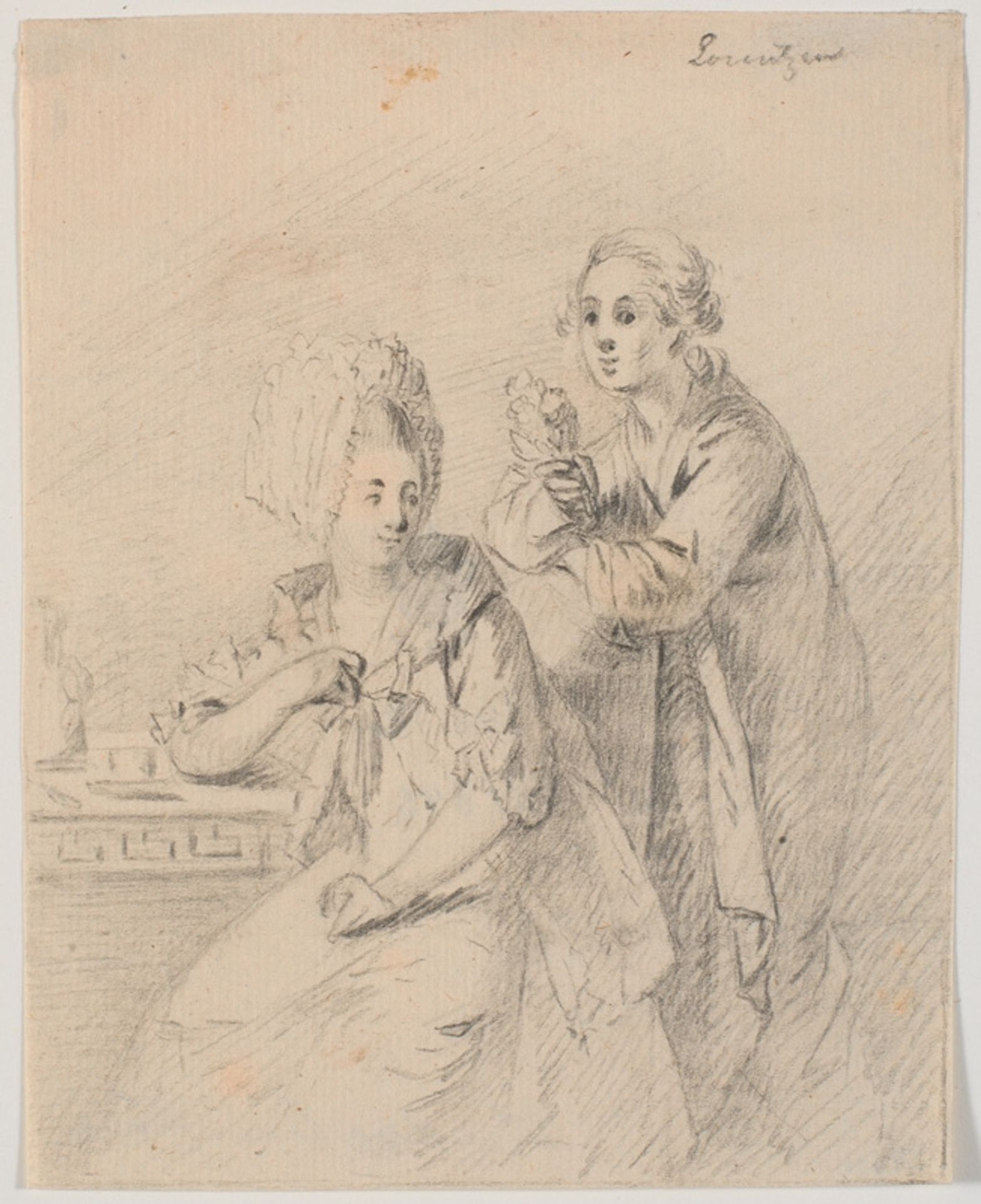 Portrait of Frederik Carl Trant and His Wife Cornelia Née Schumacher  1770 by Christian August Lorentzen