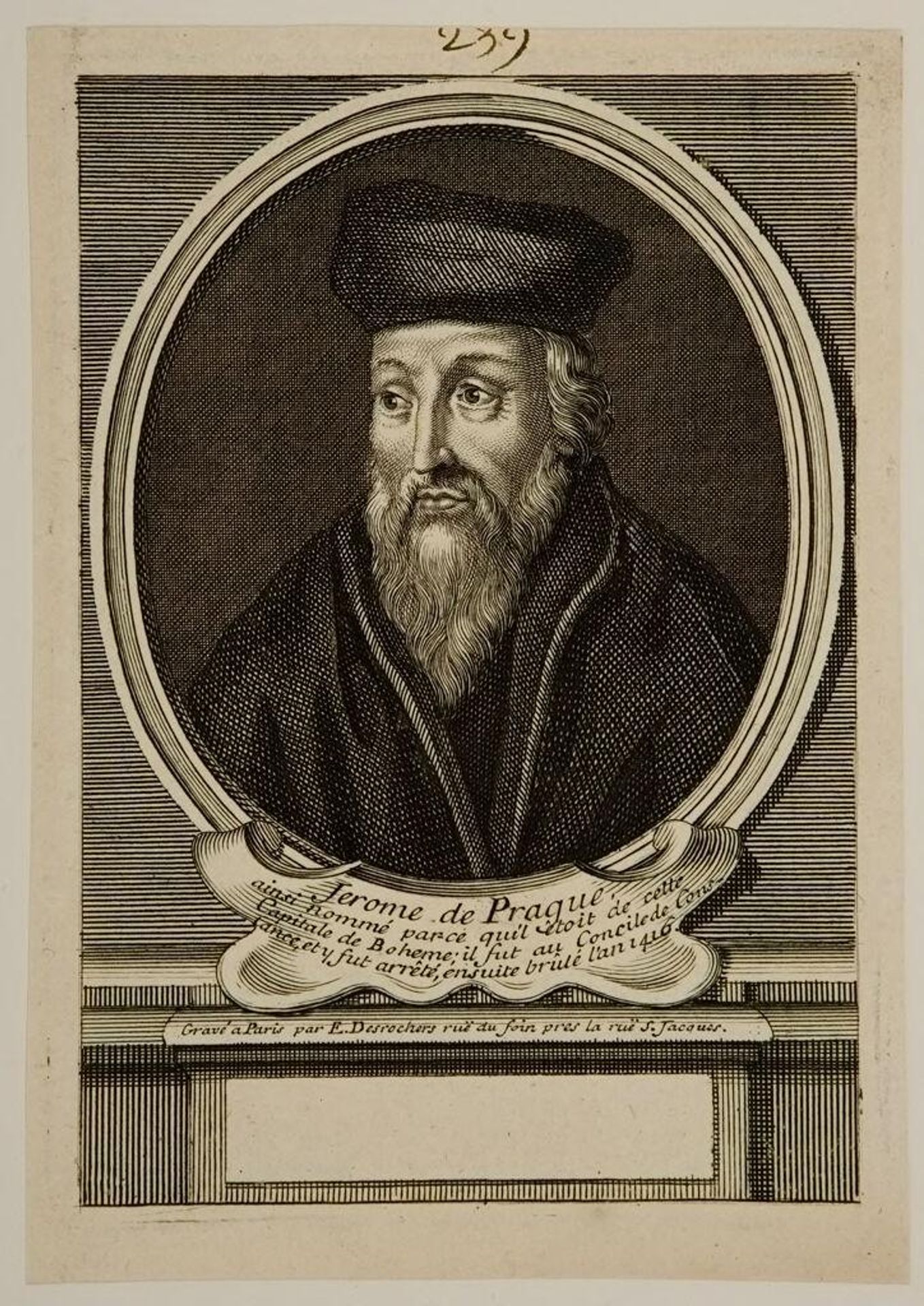 Jerome of Prague by Ãtienne Johandier Desrochers