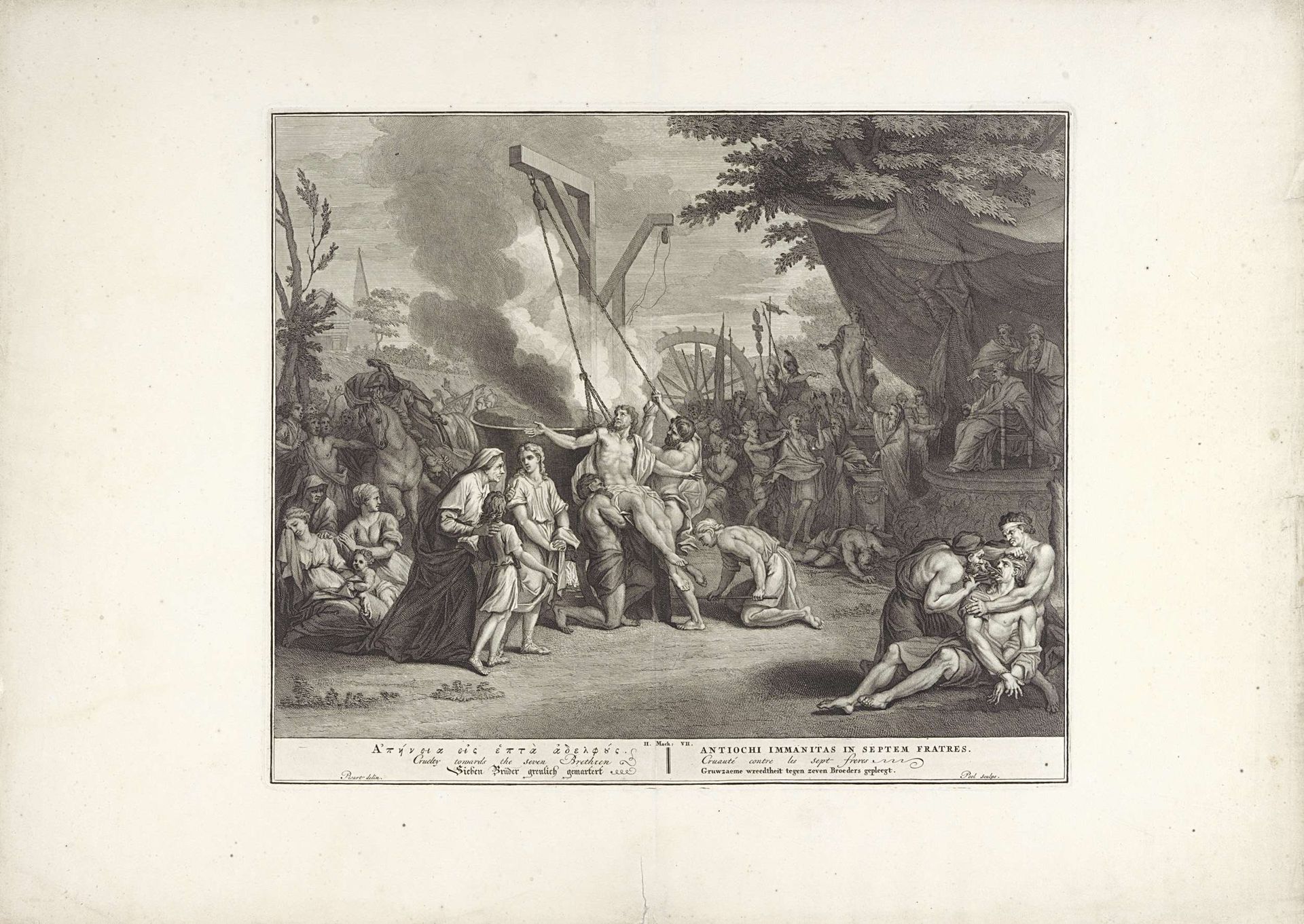 Marteldood van zeven broers en hun moeder by Matthijs Pool