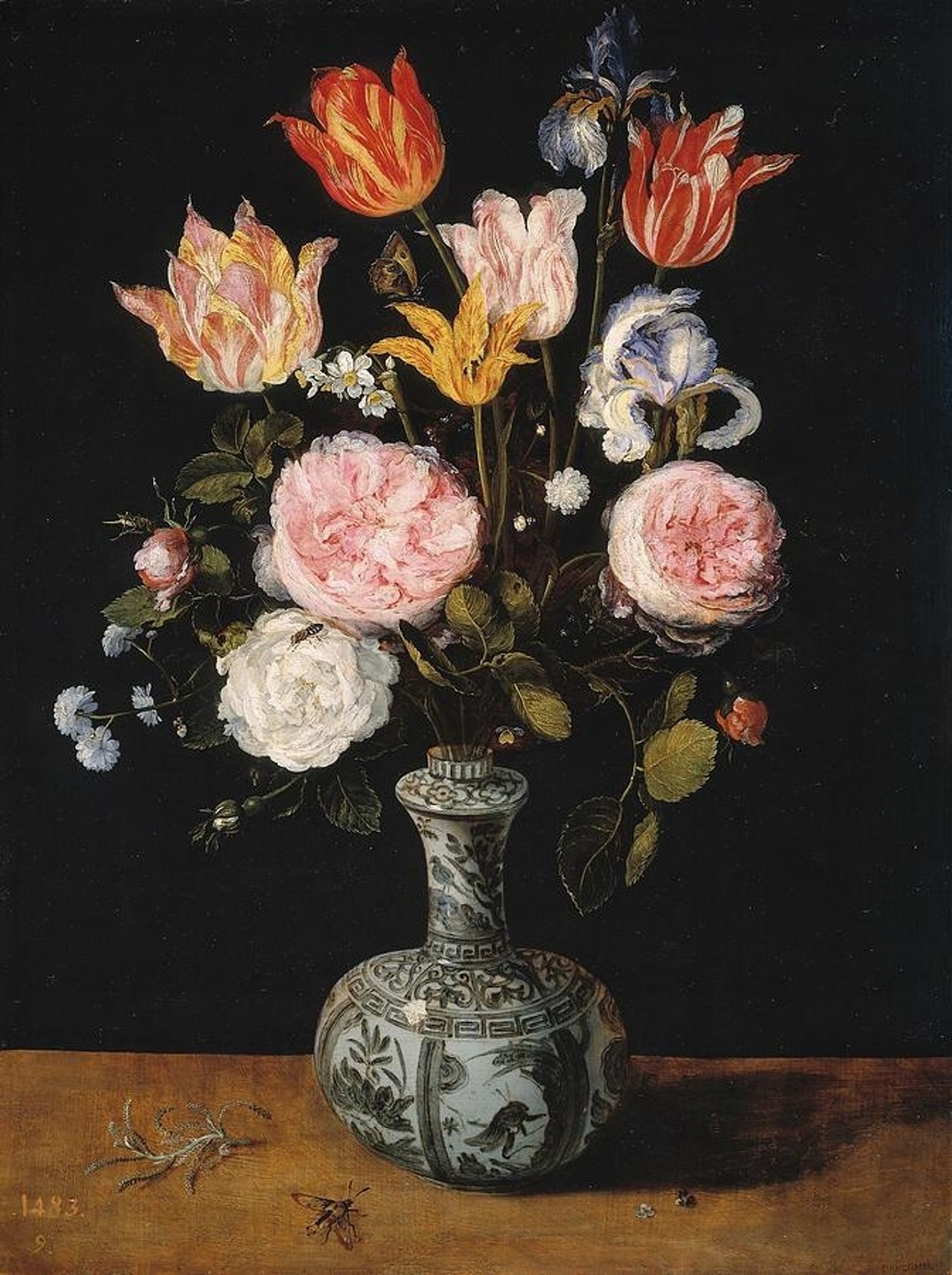 Flower Vase by Jan Brueghel the Elder