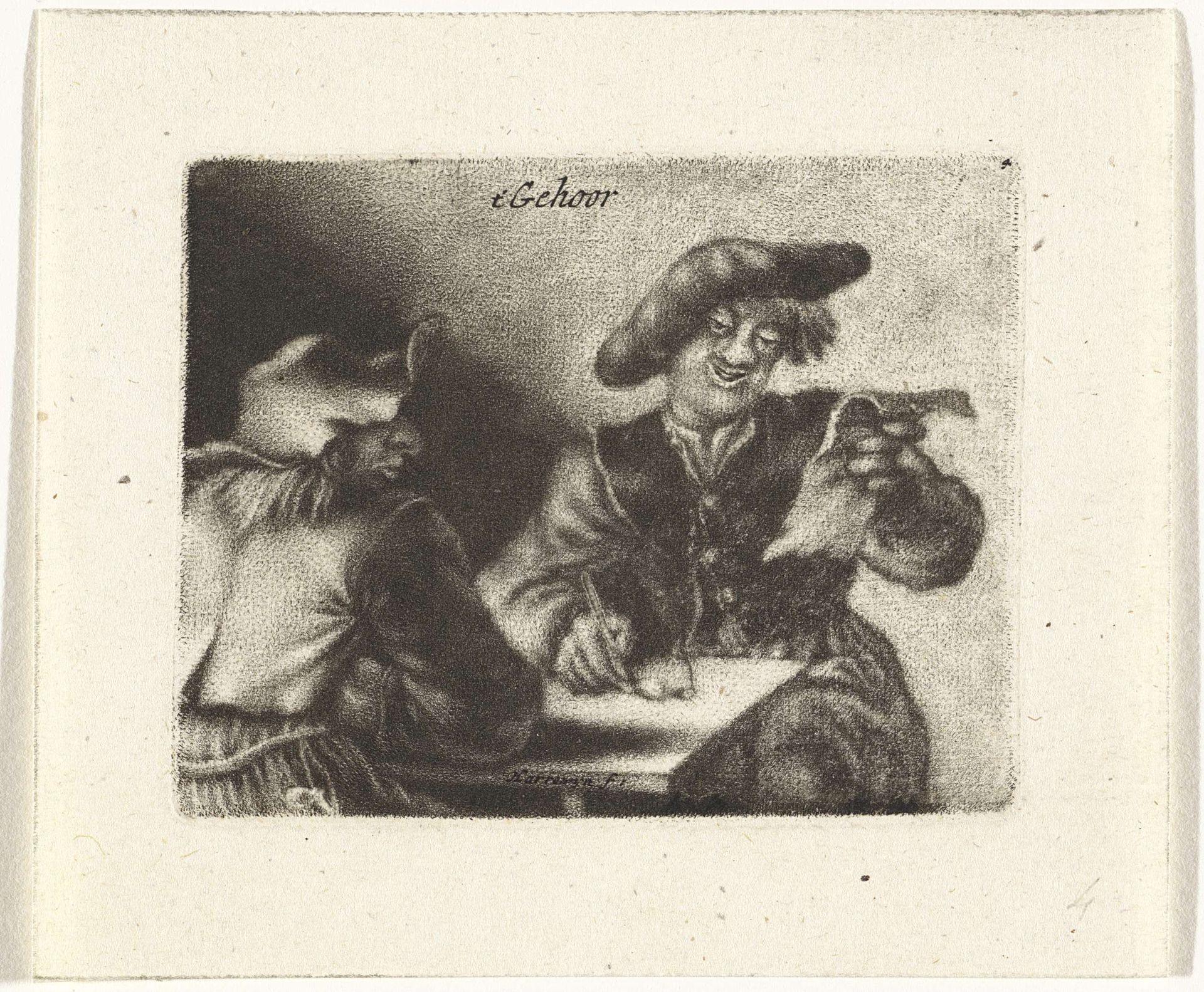 Voorlezer by Jacobus Harrewijn