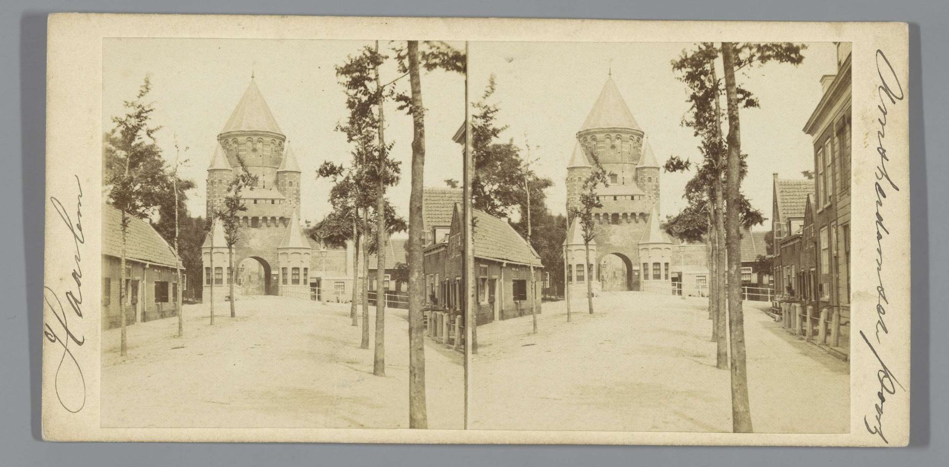 Kleine Houtpoort in Haarlem by Pieter Oosterhuis