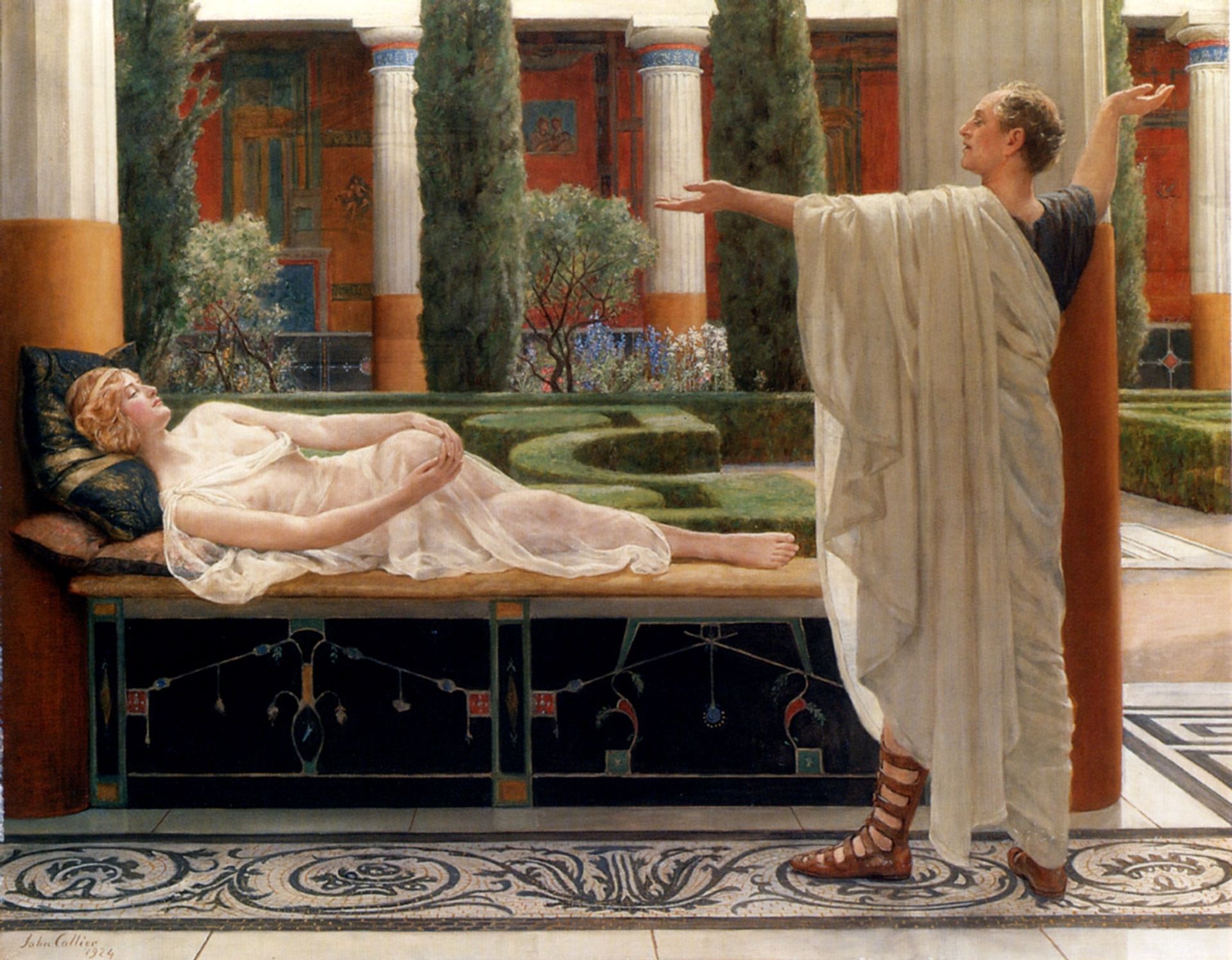 Horace and Lydia by John Collier