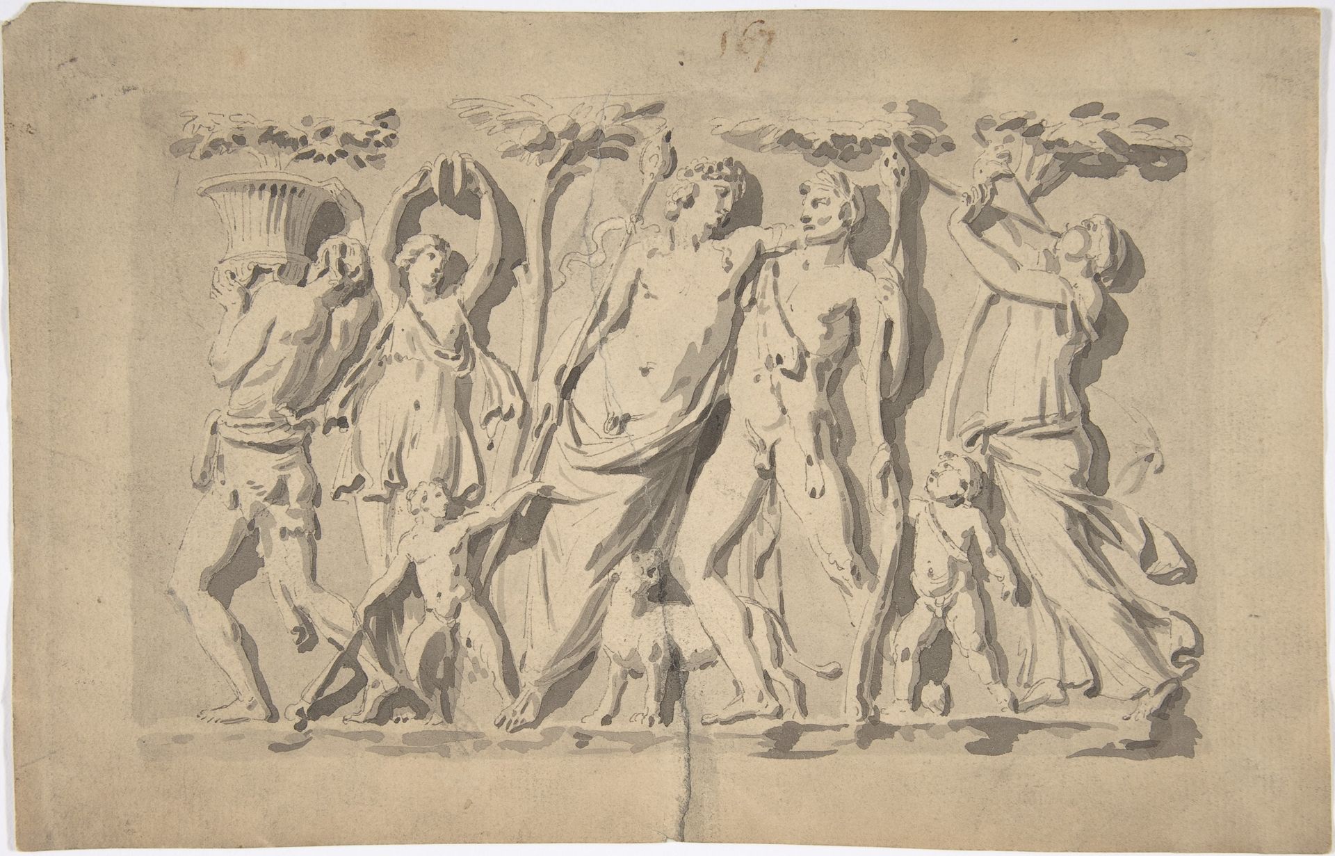 Bacchanal Scene by Anonymous