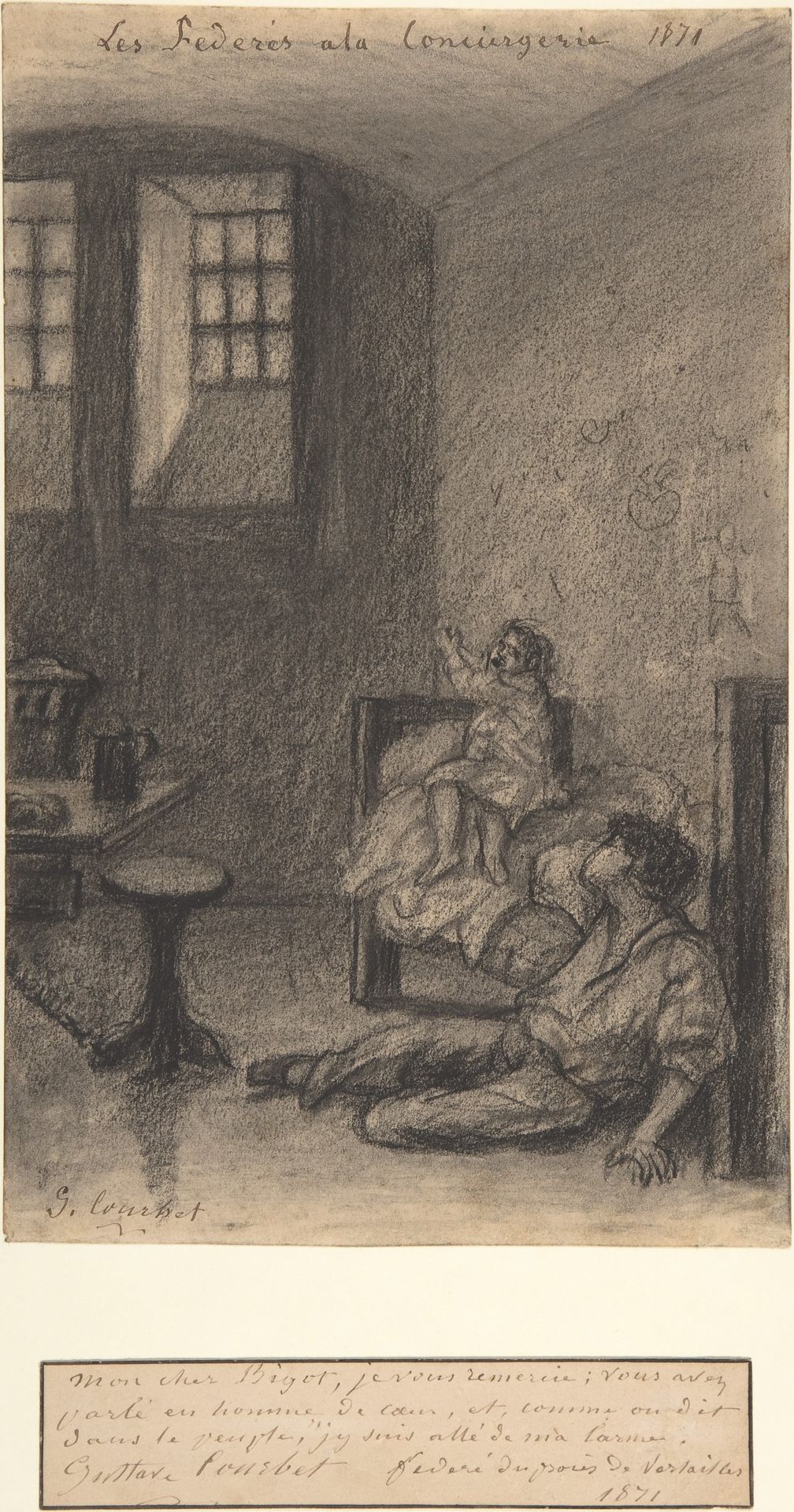 Young Communards in Prison (Les Fédérés à la Conciergerie) - Gustave ...