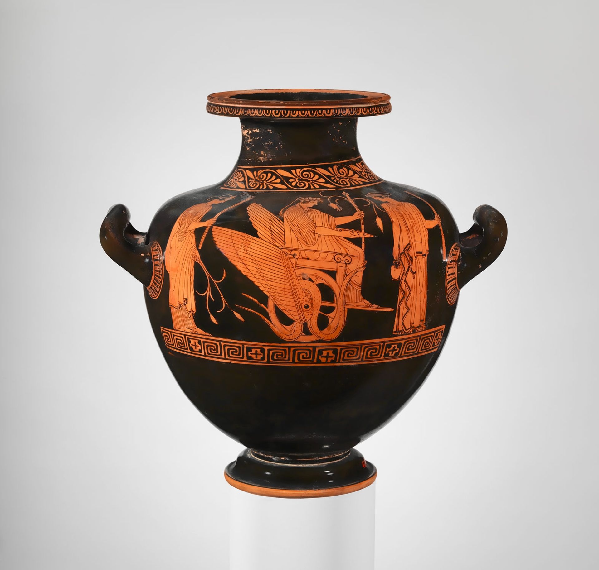 Terracotta Hydria -  Kalpis (water Jar) by Ancient Greek Pottery