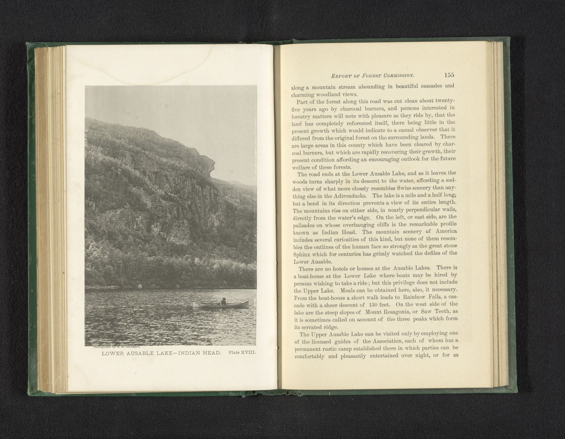Lower Ausable Lake-Indian Head by Seneca Ray Stoddard