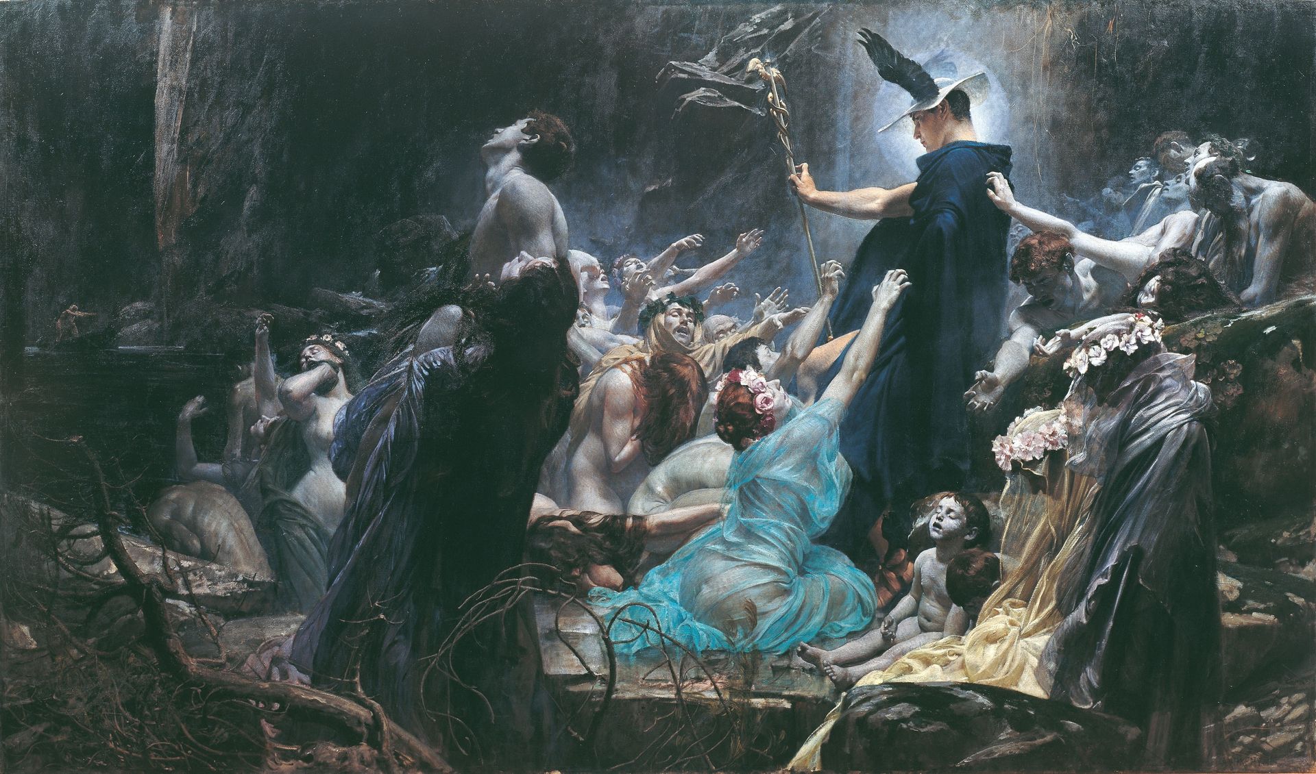 The Souls of Acheron by Adolf Hirémy-Hirschl