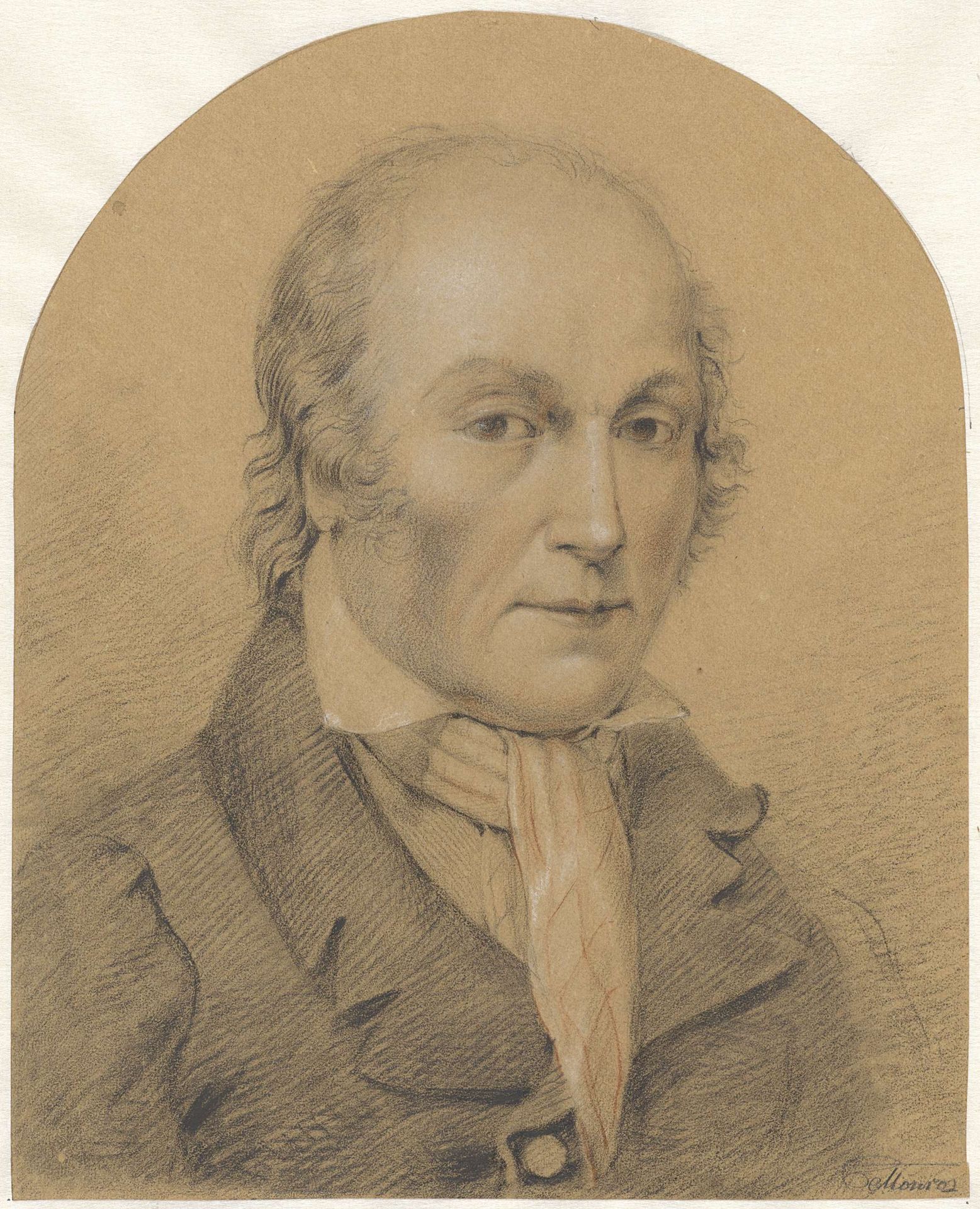 Zelfportret van Jean François Michel Mourot by Michel Mourot