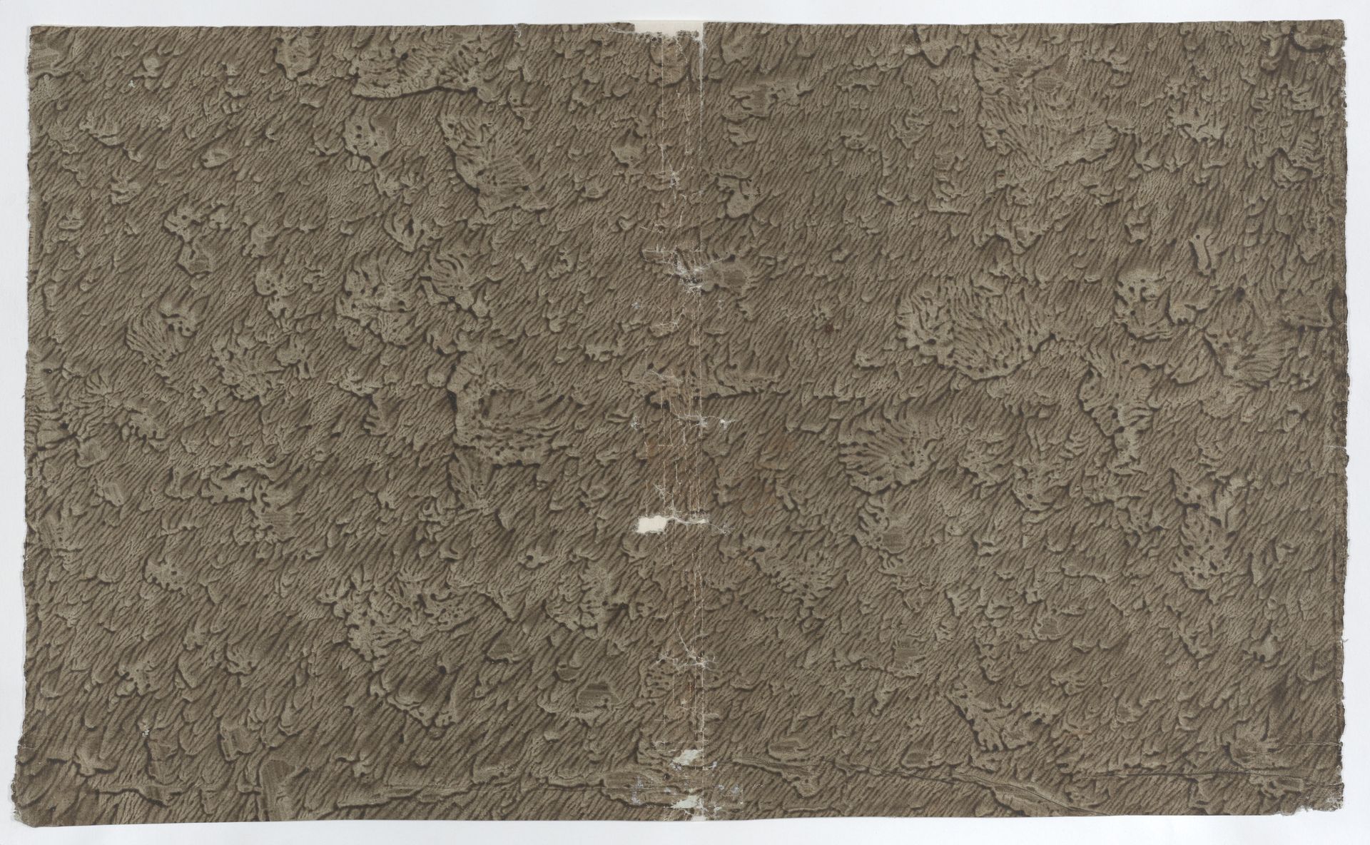 Green paste paper book cover by Anonymous