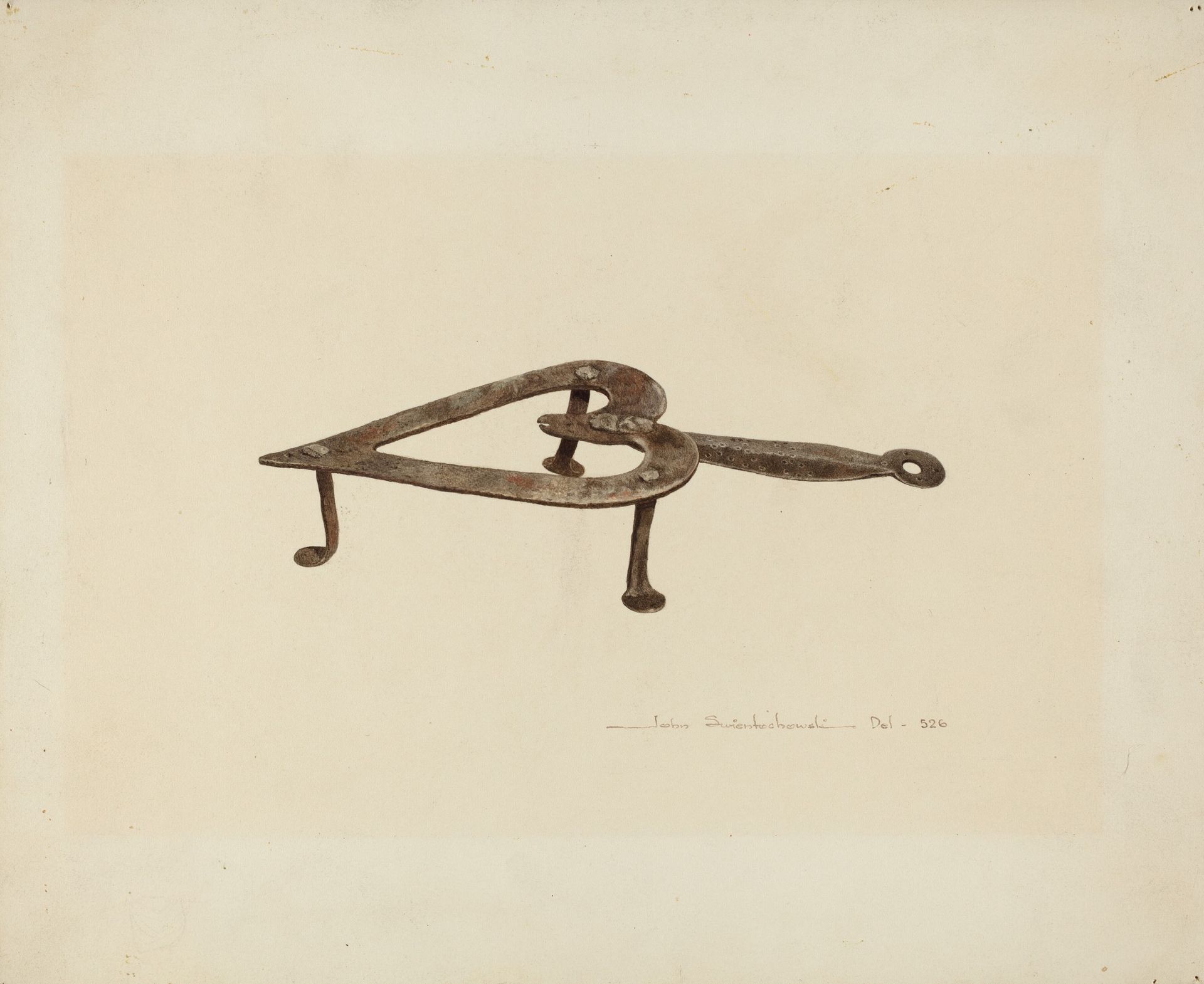 Flat Iron Holder by John Swientochowski