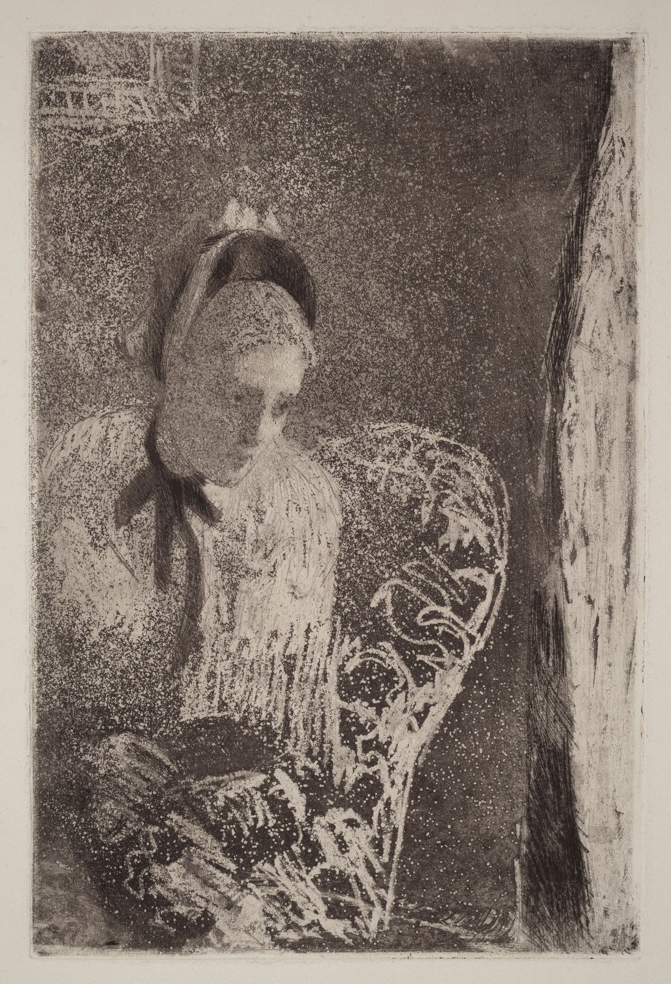 Waiting by Mary Cassatt