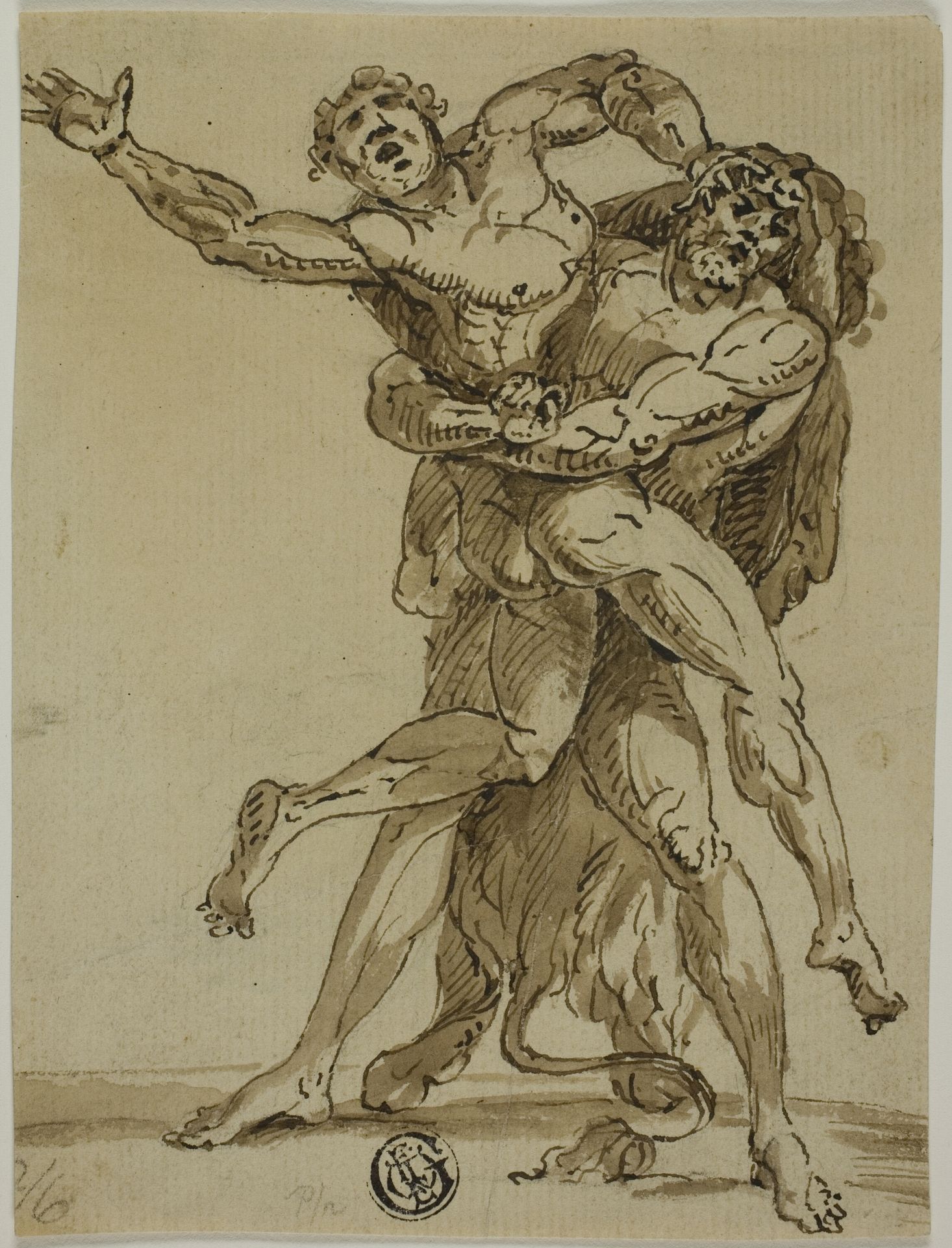 Hercules and Antaeus by Anonymous