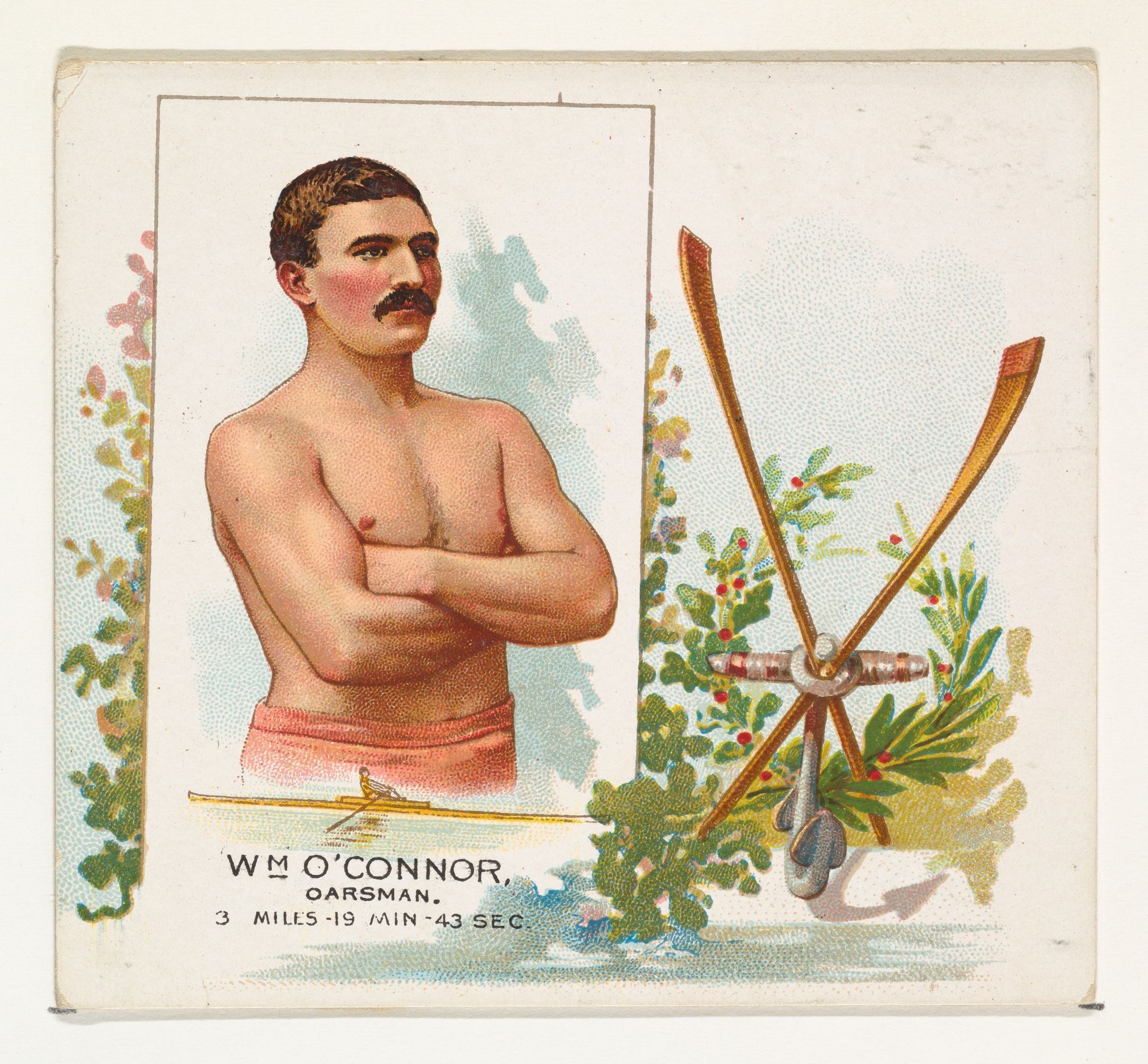 William O'Connor, Oarsman, from World's Champions, Second Series (N43) for Allen & Ginter Cigarettes by Allen & Ginter
